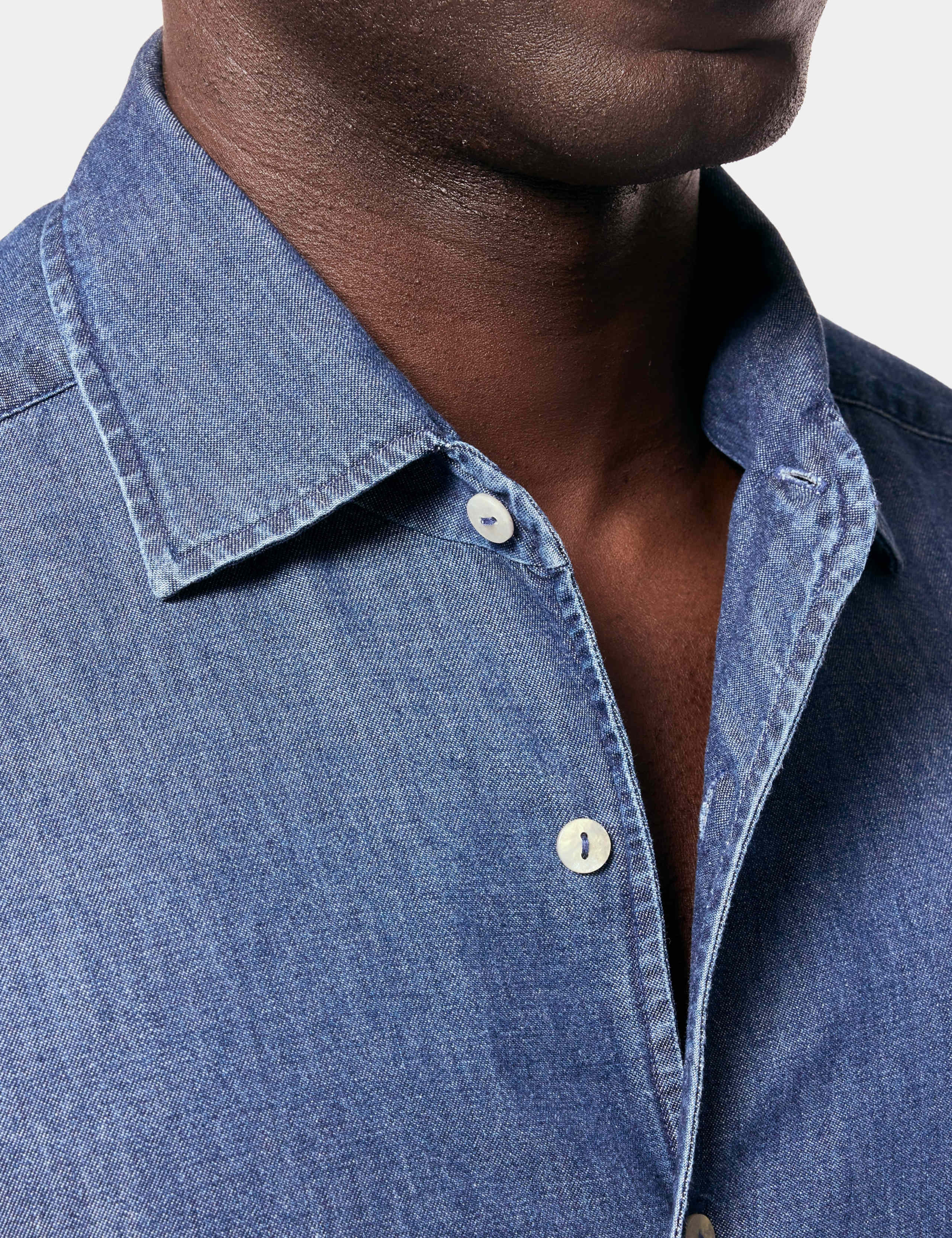 Slim Fit Denim Shirt 5 of 6