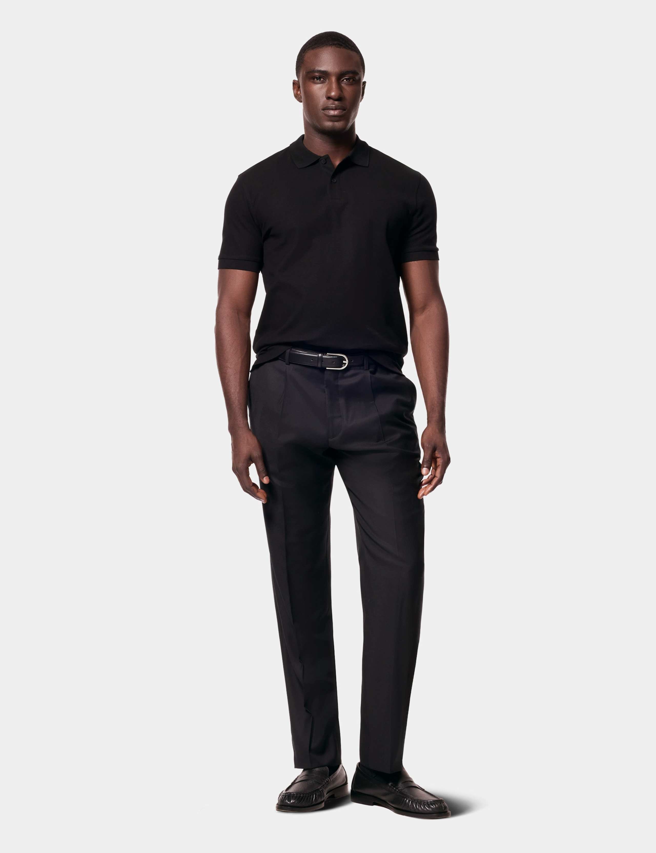 Pure Mercerised Cotton Pique Polo Shirt 2 of 5