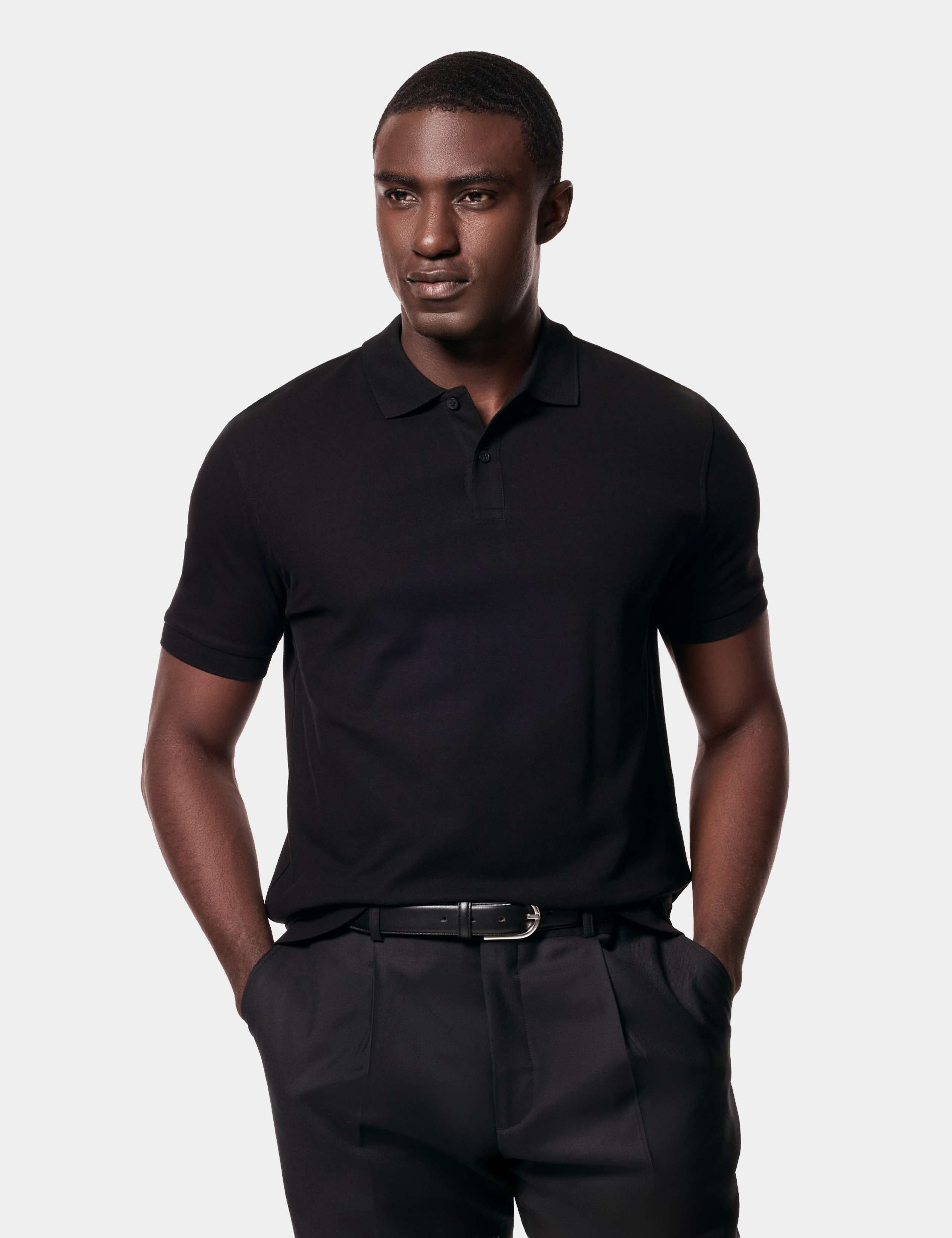 Pure Mercerised Cotton Pique Polo Shirt 4 of 5