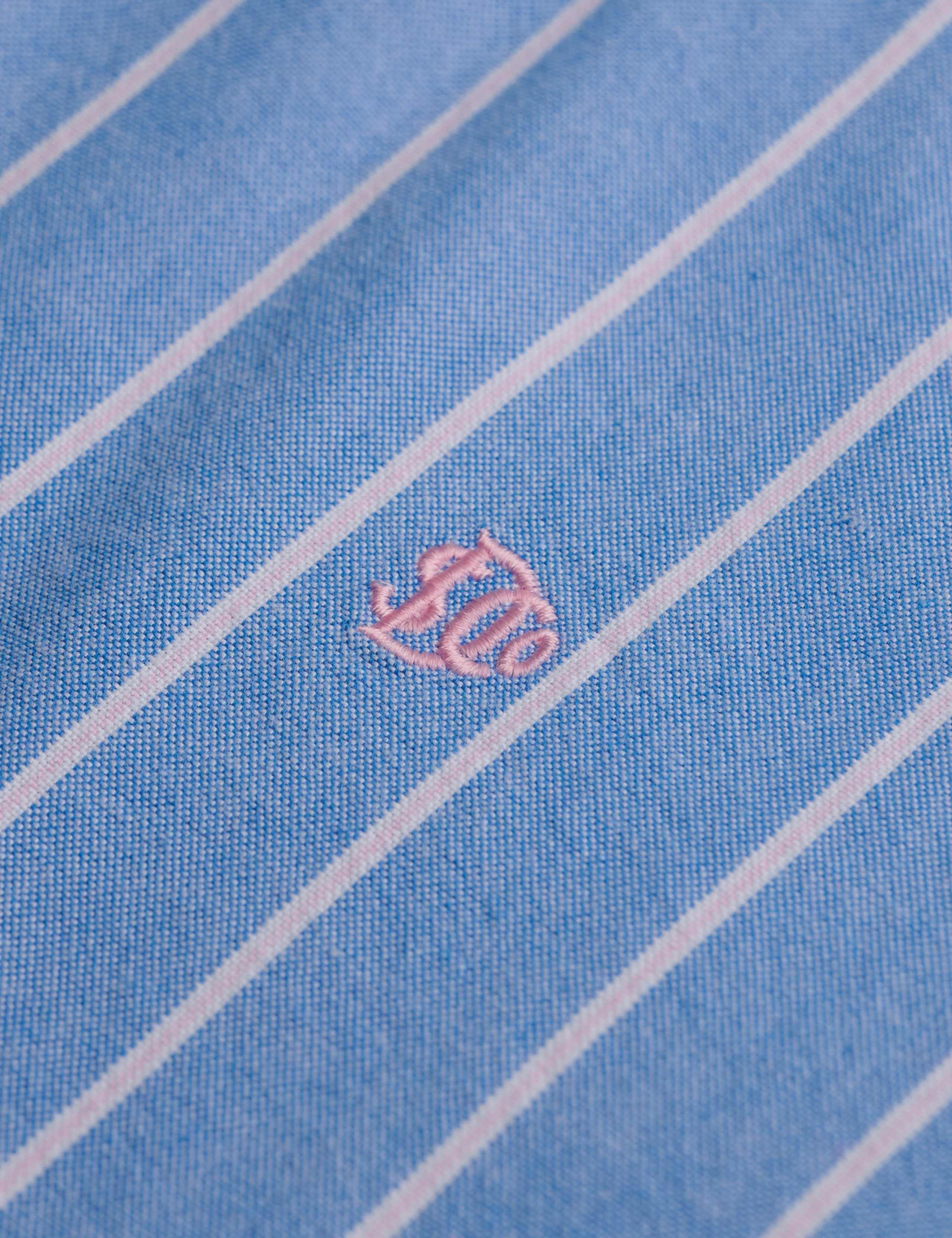Relaxed Fit Preppy Oxford Long Sleeve Shirt 7 of 7