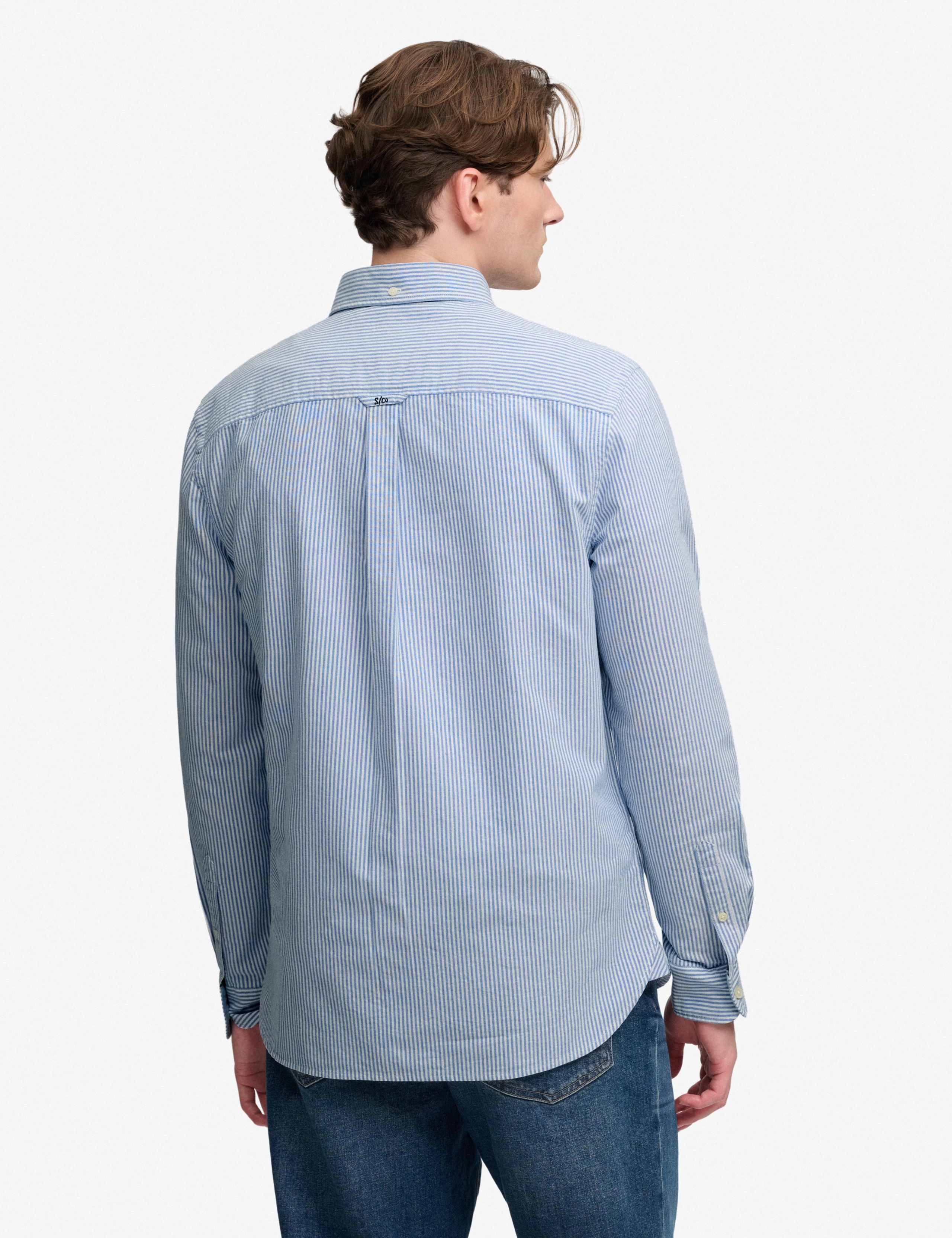 Relaxed Fit Pure Cotton Striped Oxford Shirt 4 of 7