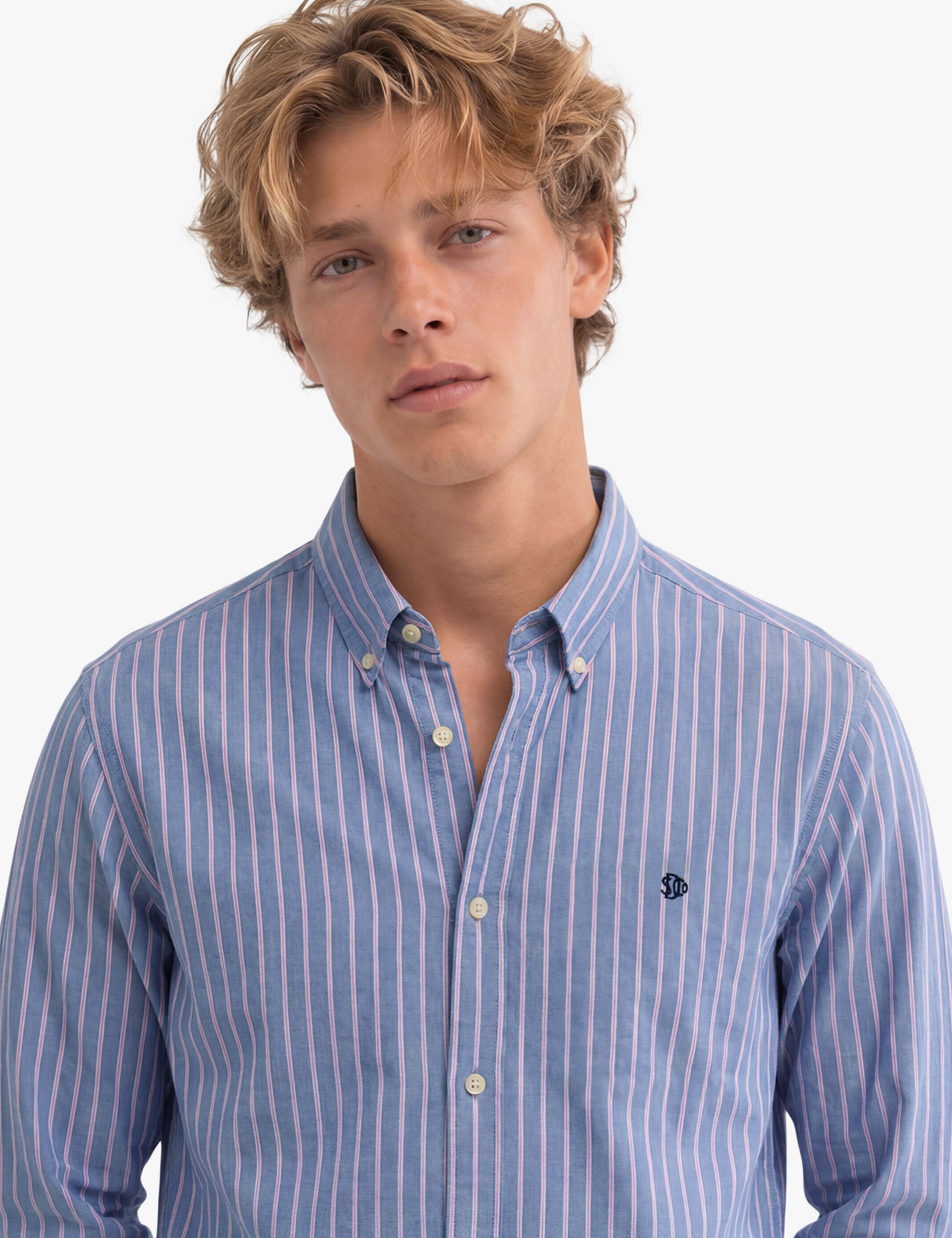 Relaxed Fit Pure Cotton Striped Oxford Shirt 2 of 5