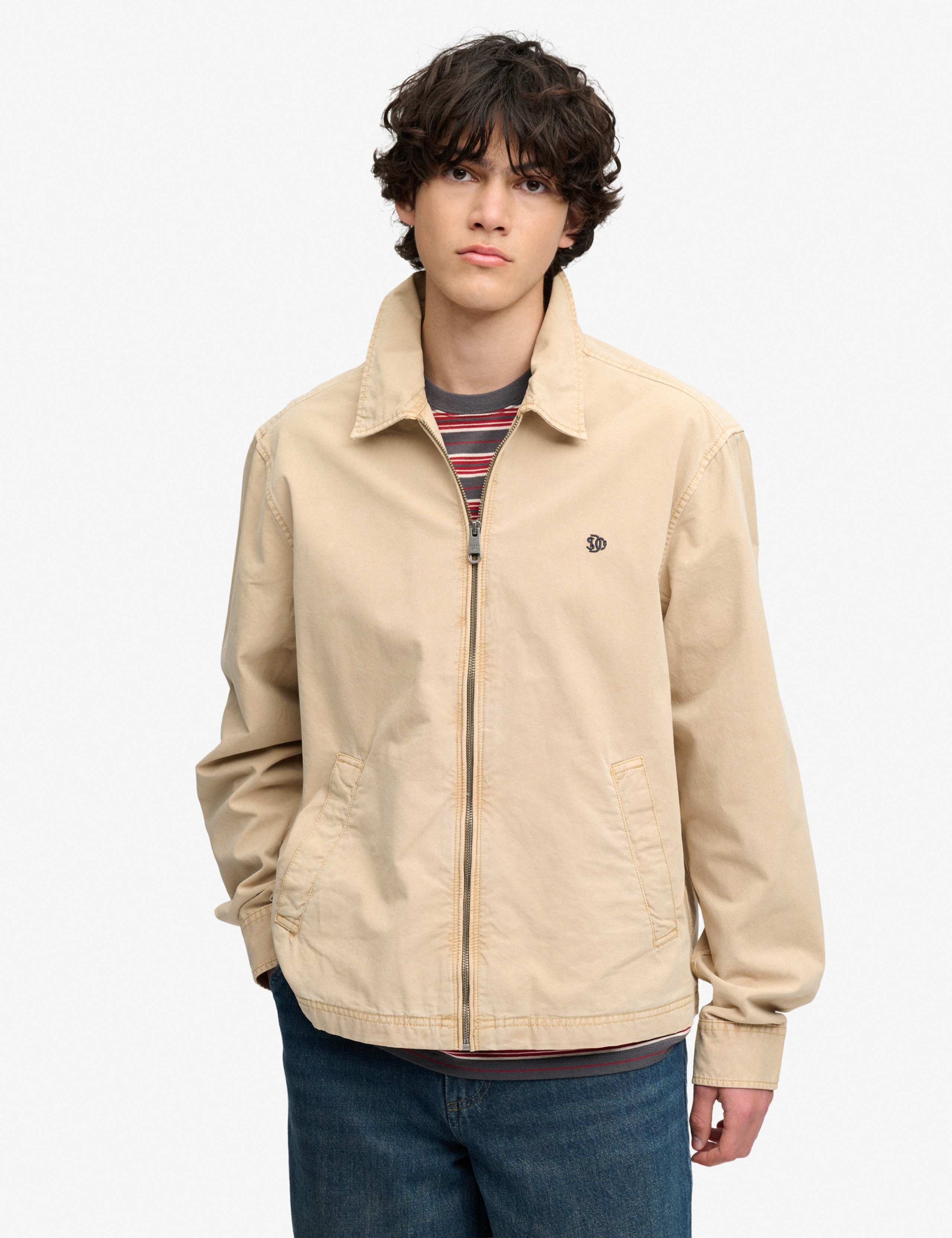 Pure Cotton Lightweight Harrington Jacket 5 of 7