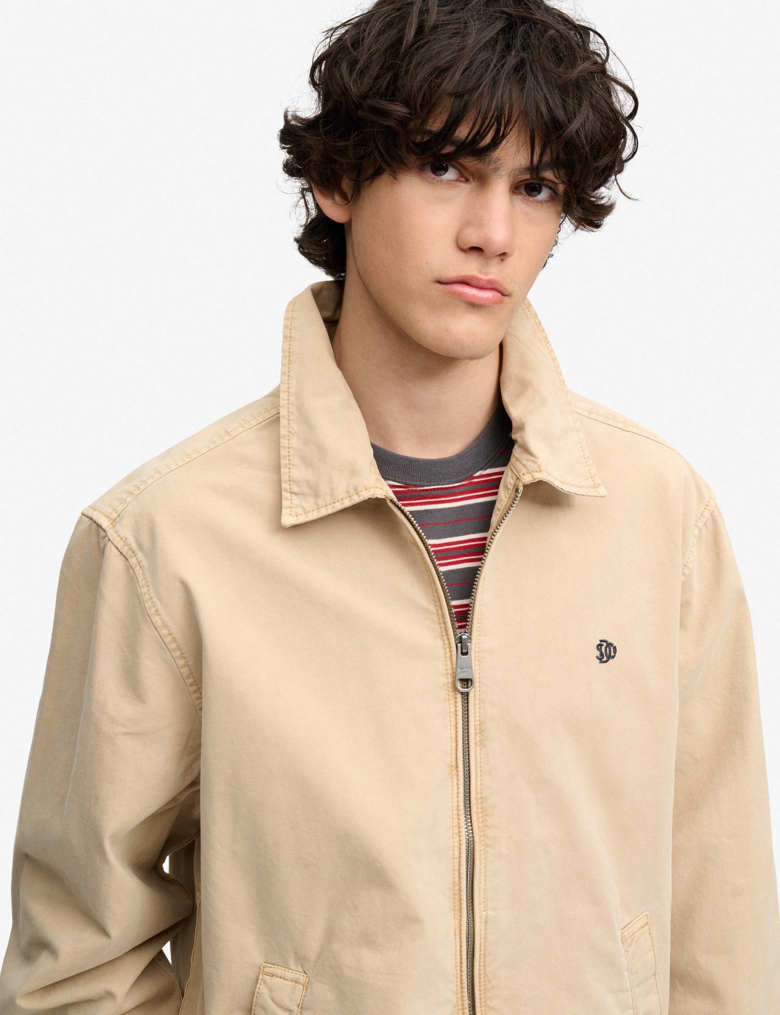 Pure Cotton Lightweight Harrington Jacket 6 of 7