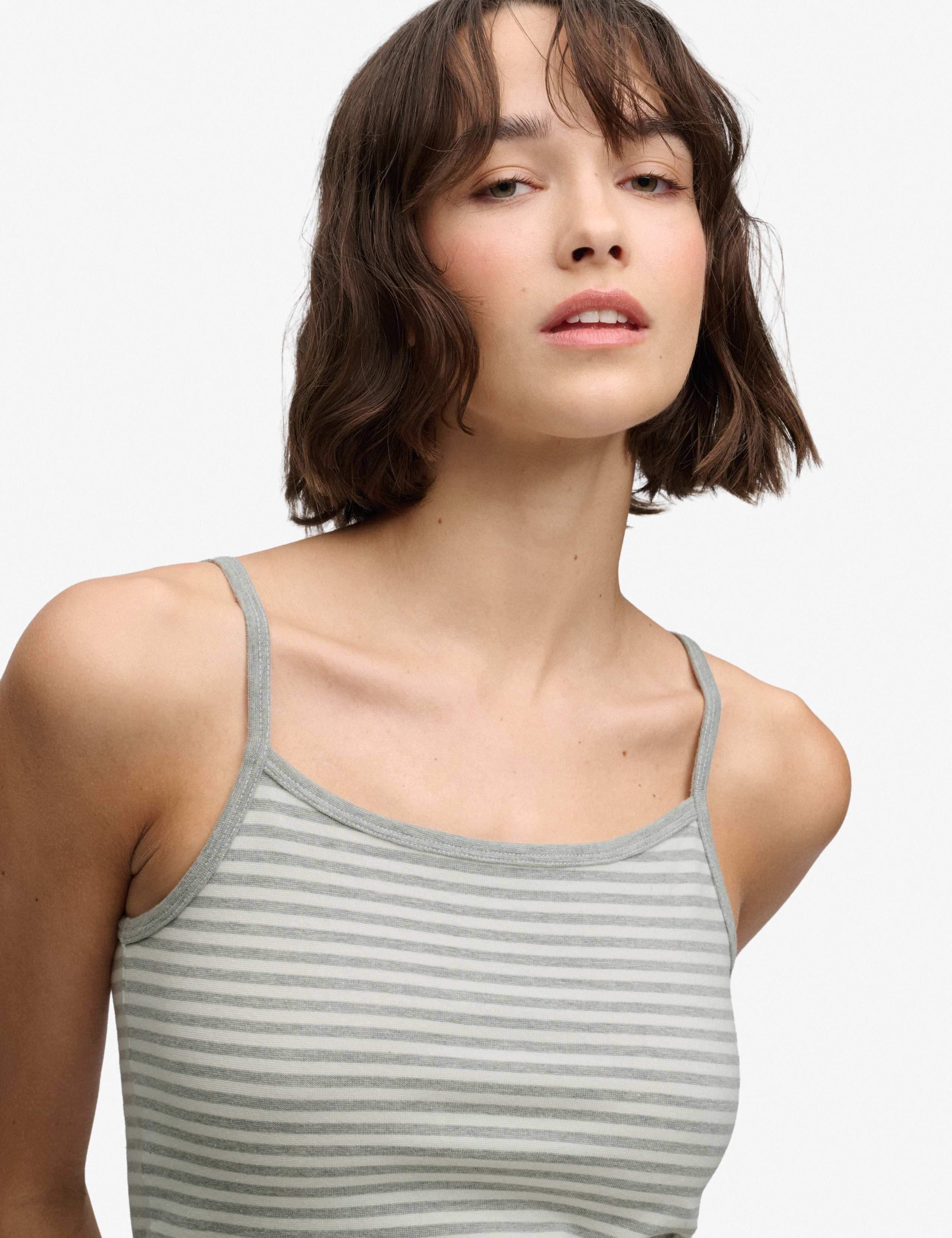 Cotton Rich Striped Cami Top 4 of 6