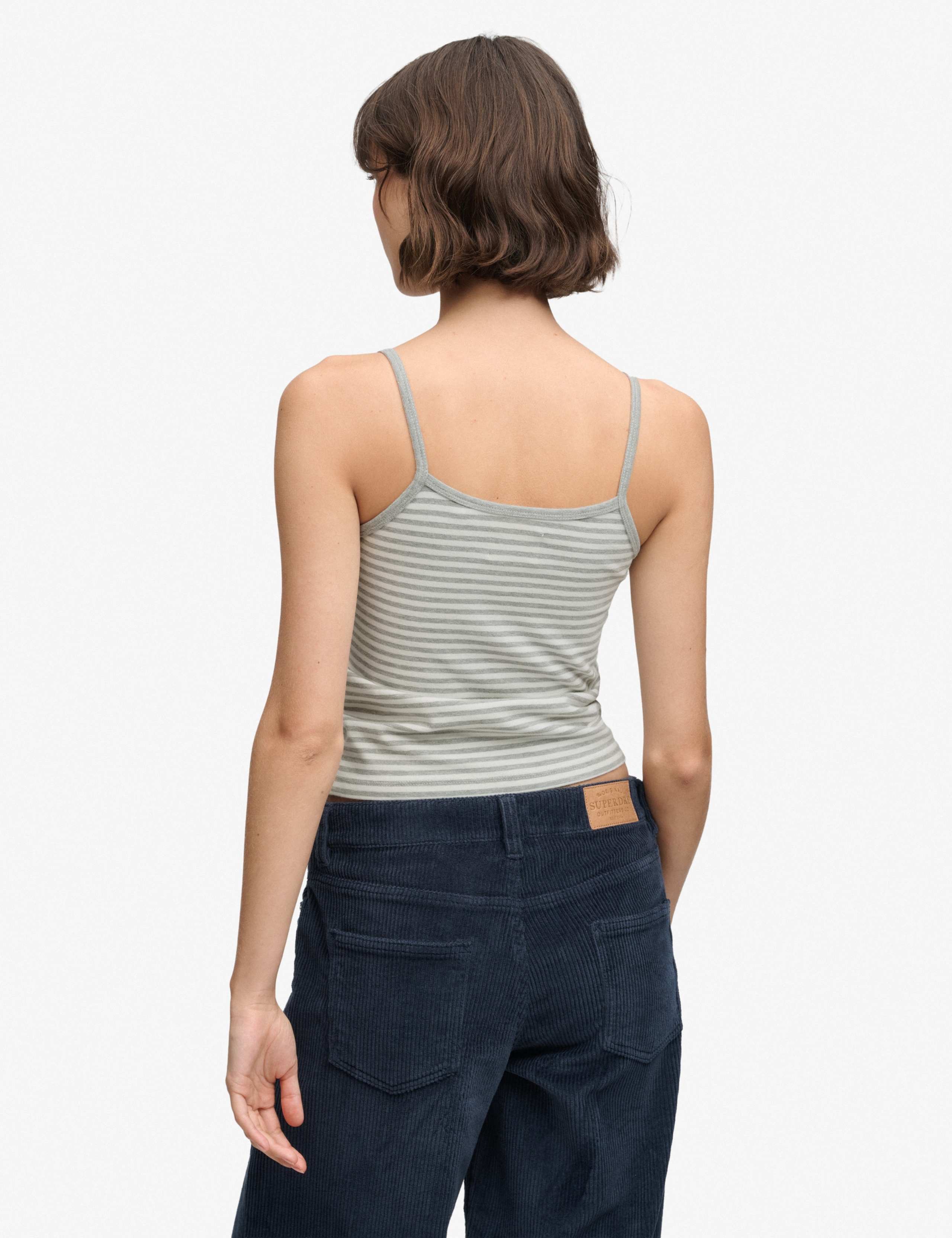 Cotton Rich Striped Cami Top 5 of 6