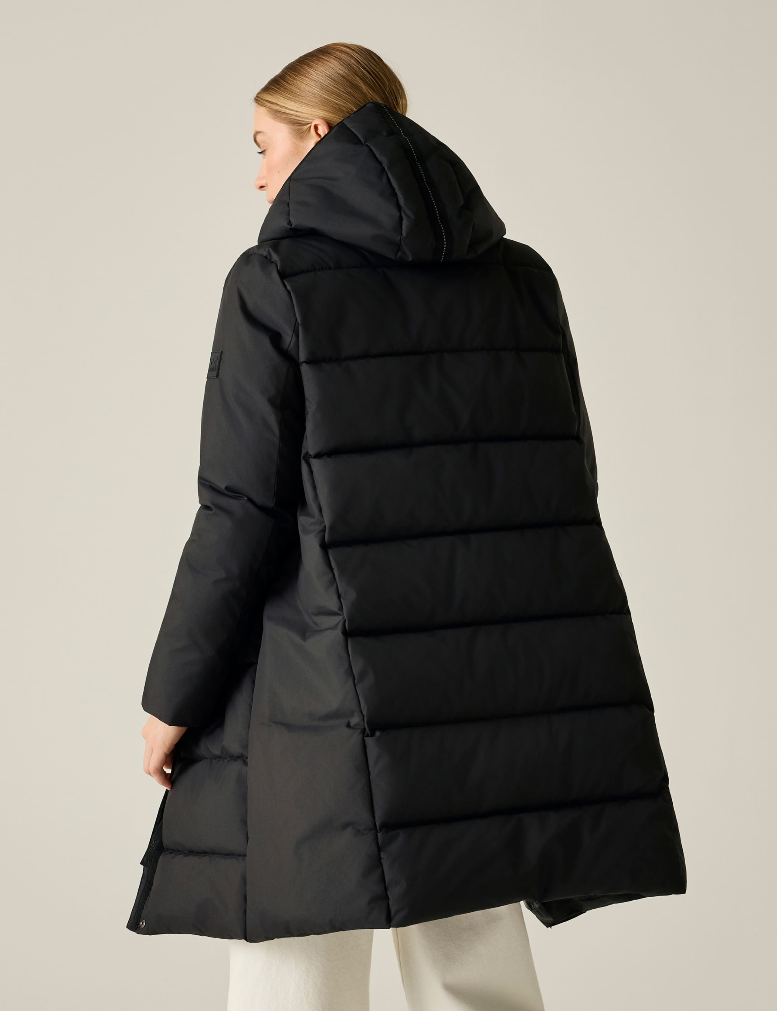 Eryn Hooded Quilted Padded Longline Jacket 4 of 7