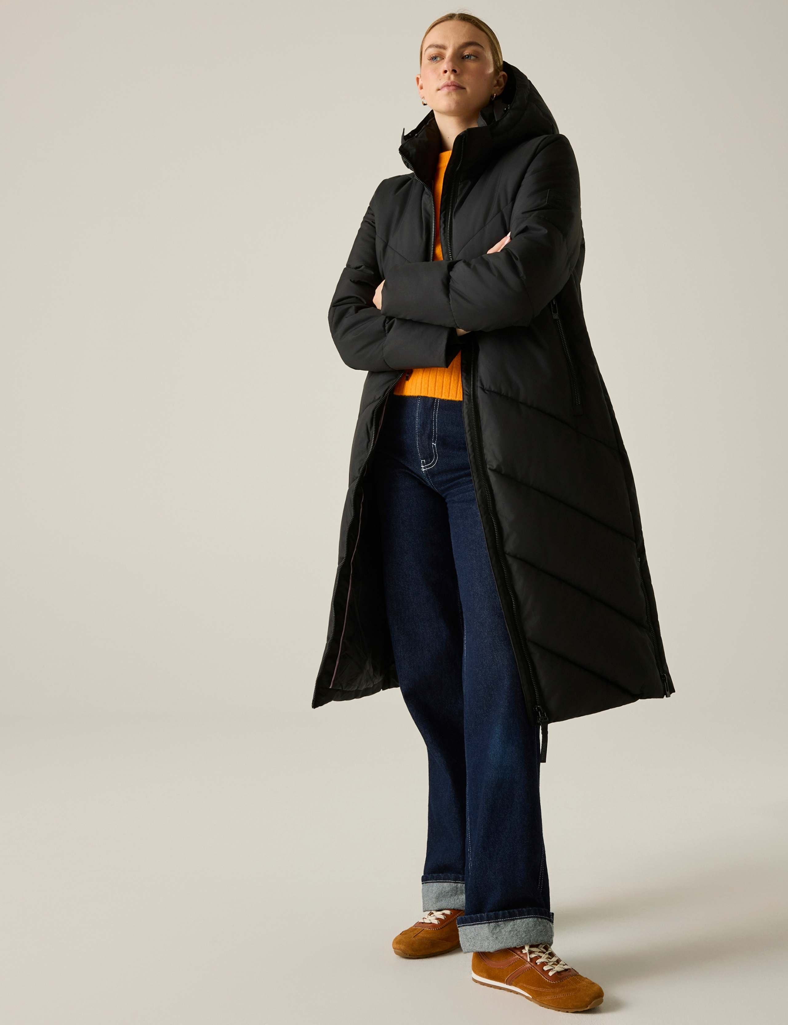 Merida Padded Water Repellent Hooded Jacket 1 of 7