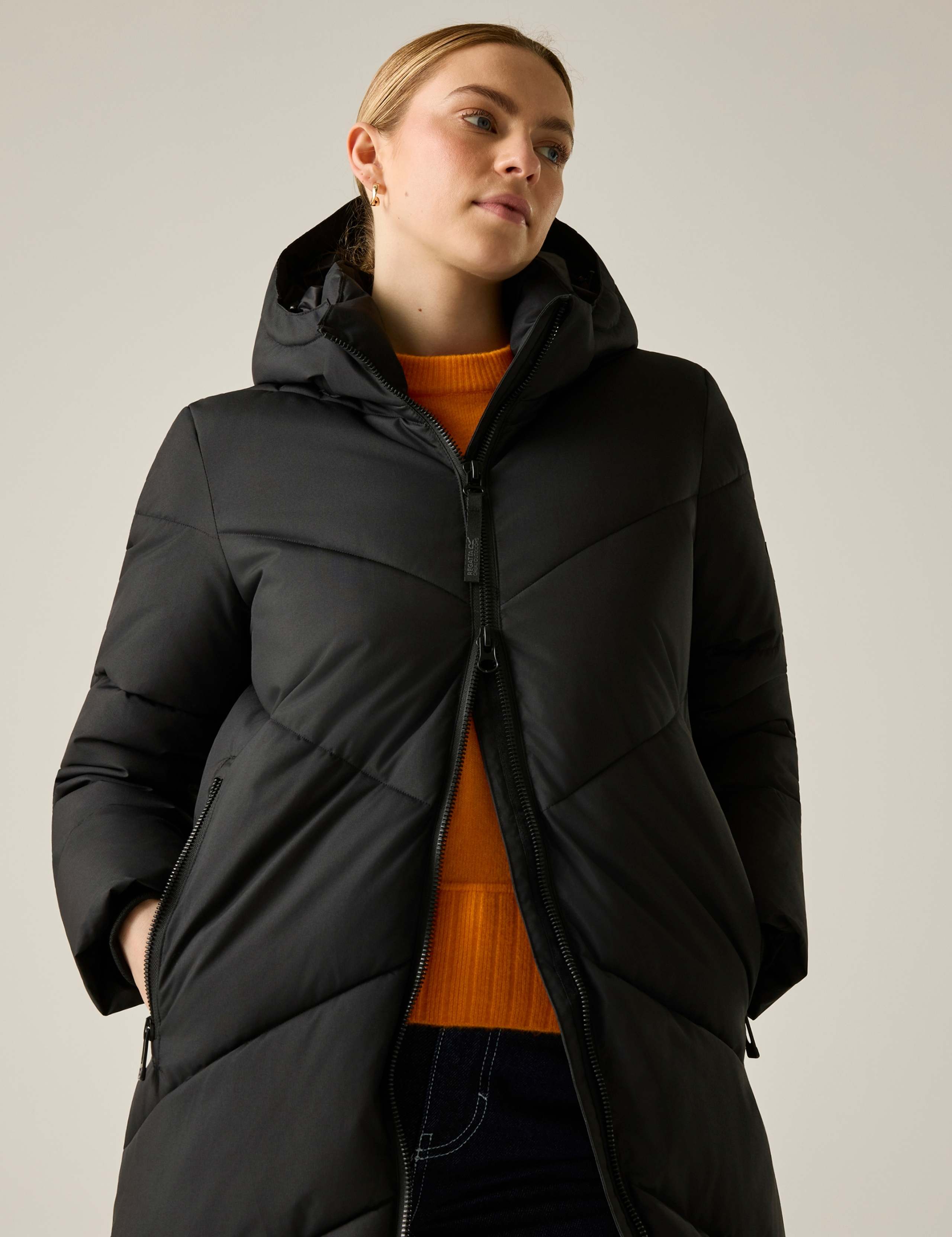 Merida Padded Water Repellent Hooded Jacket 3 of 7