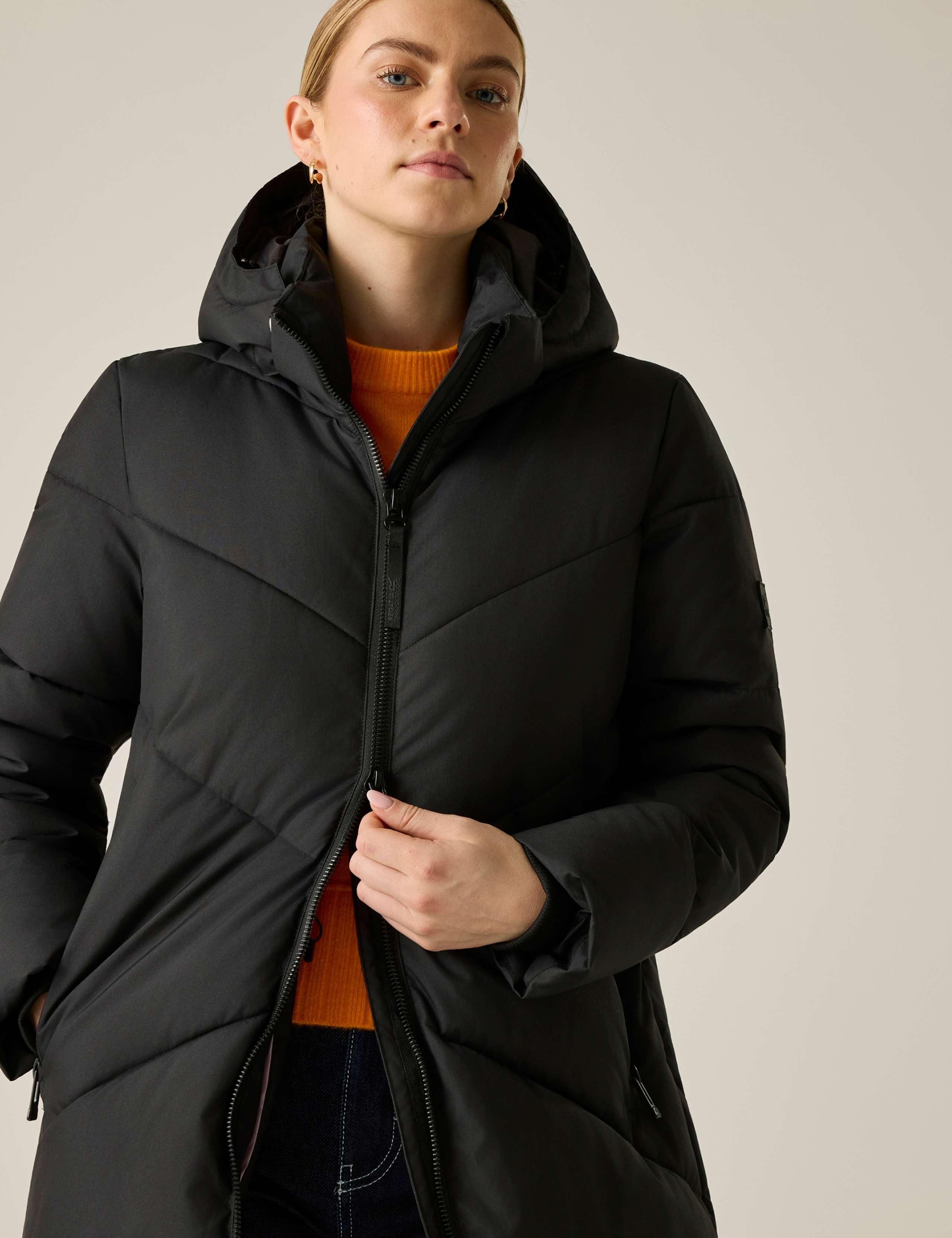 Merida Padded Water Repellent Hooded Jacket 5 of 7