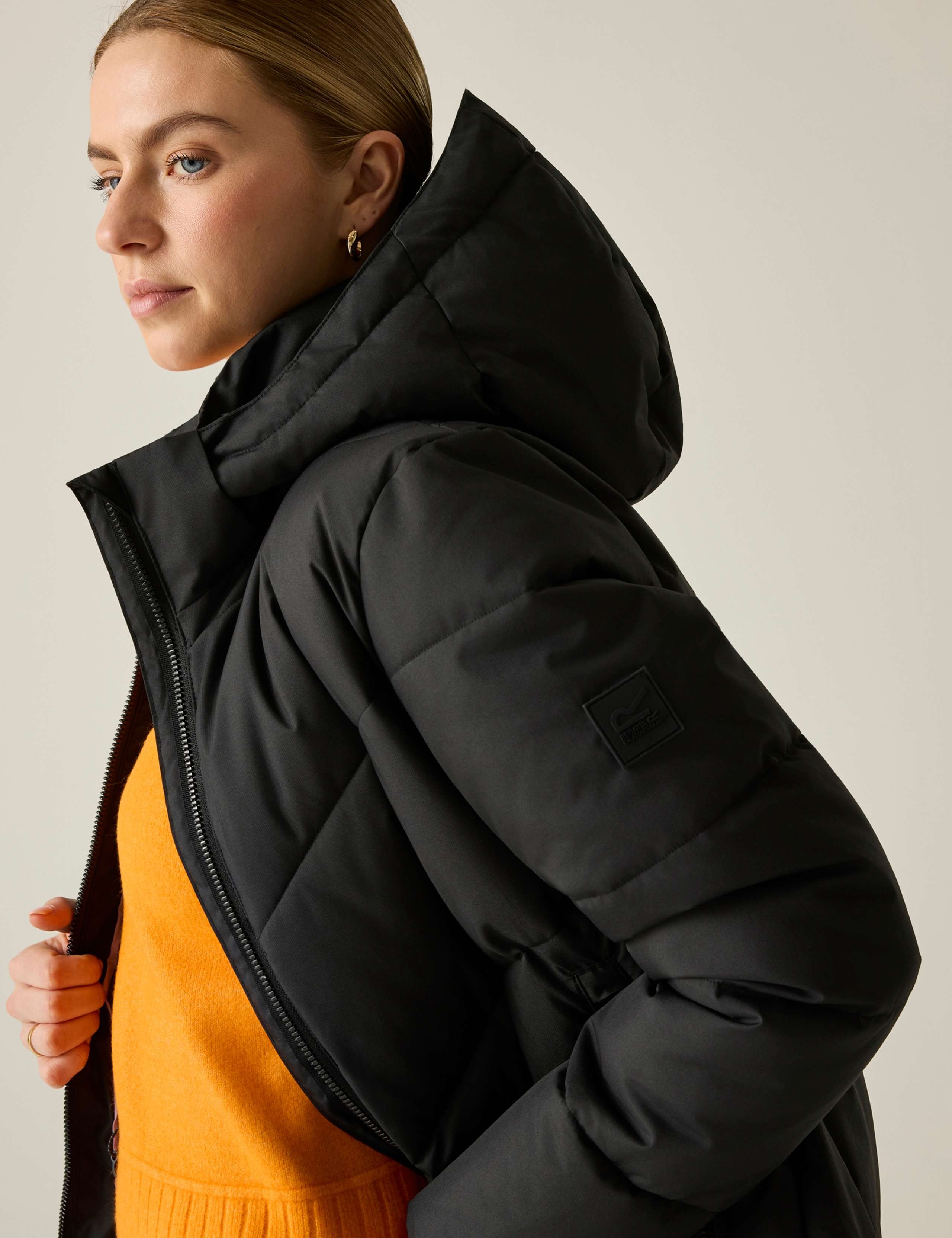 Merida Padded Water Repellent Hooded Jacket 7 of 7