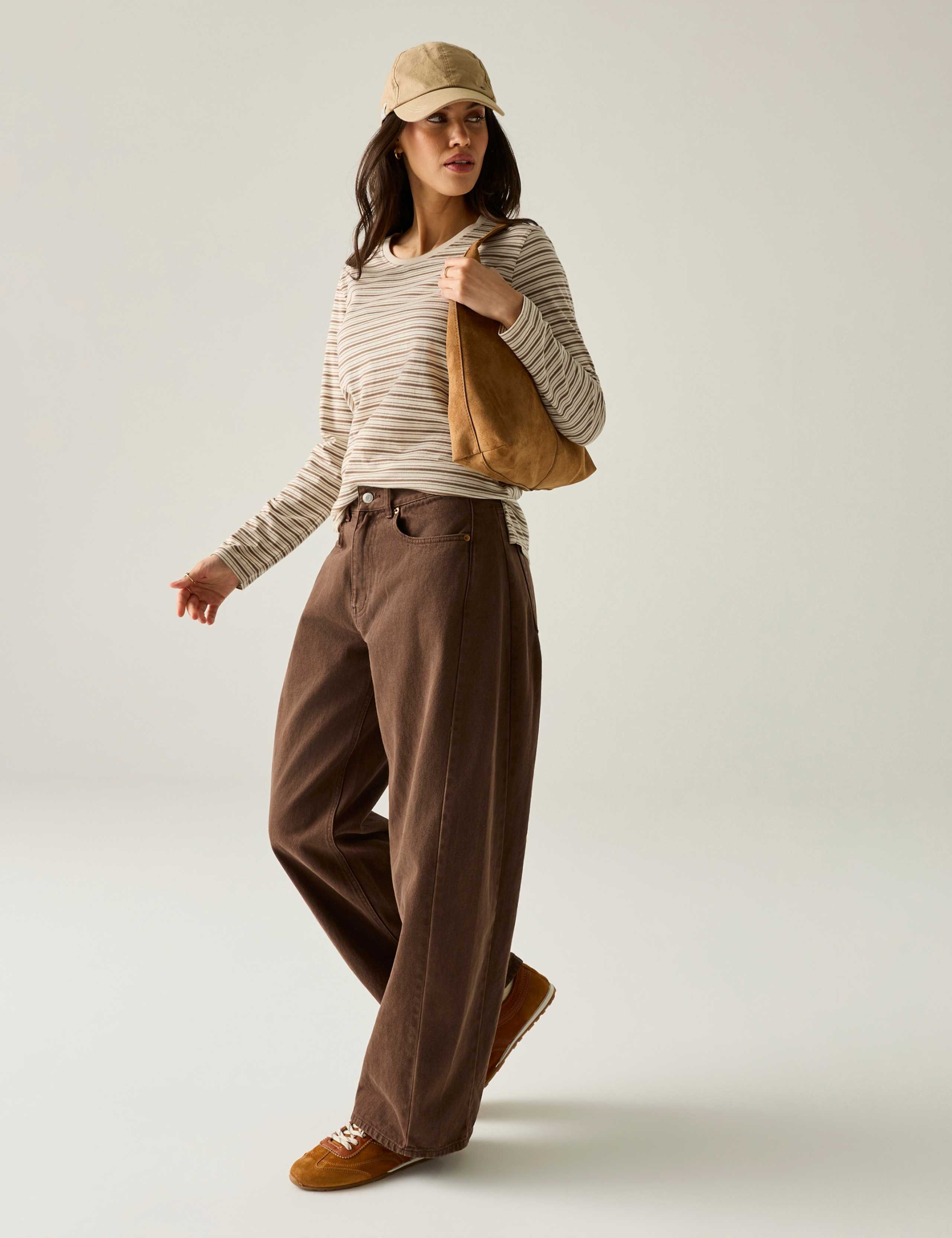 Federica Jersey Striped Top 4 of 7