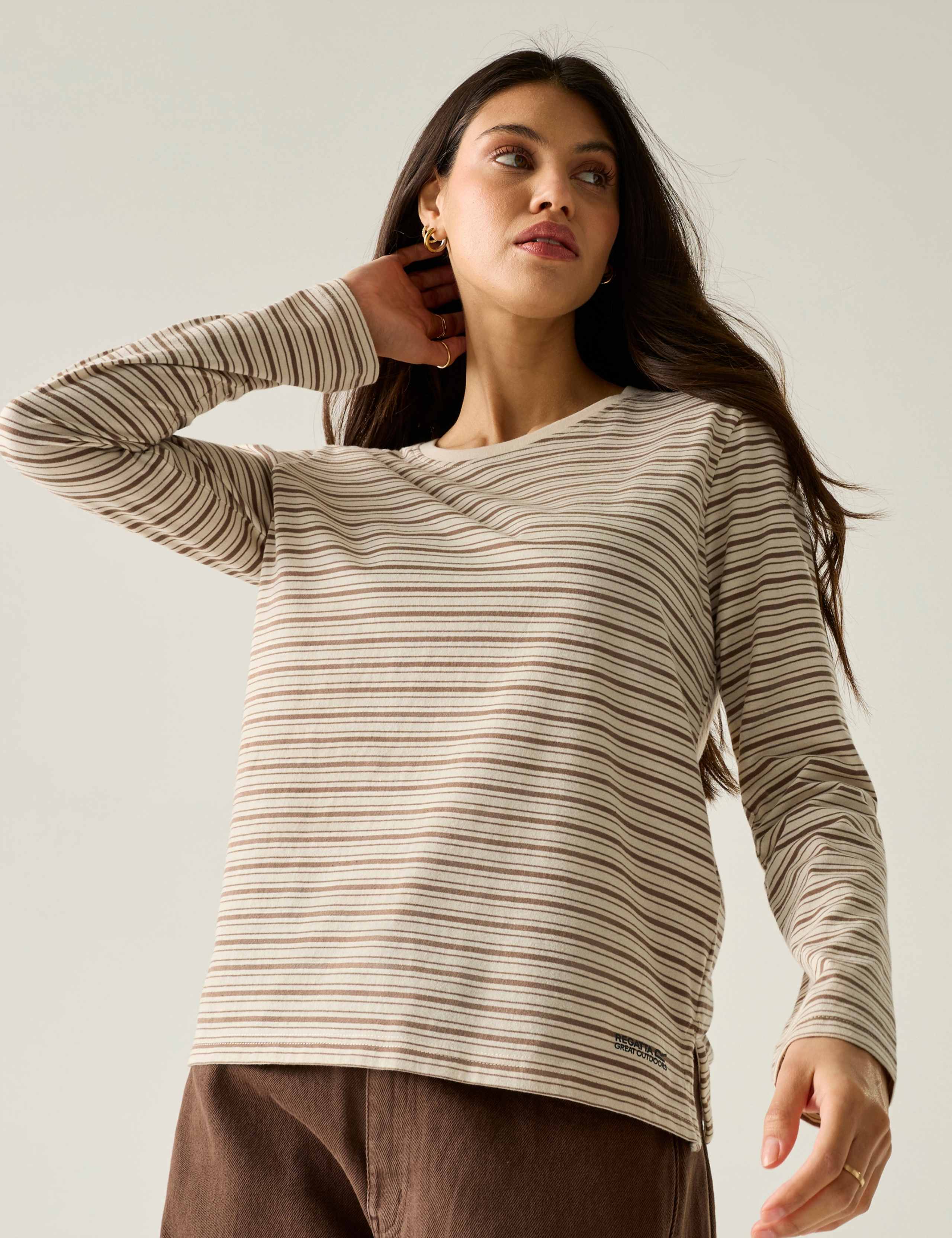 Federica Jersey Striped Top 6 of 7