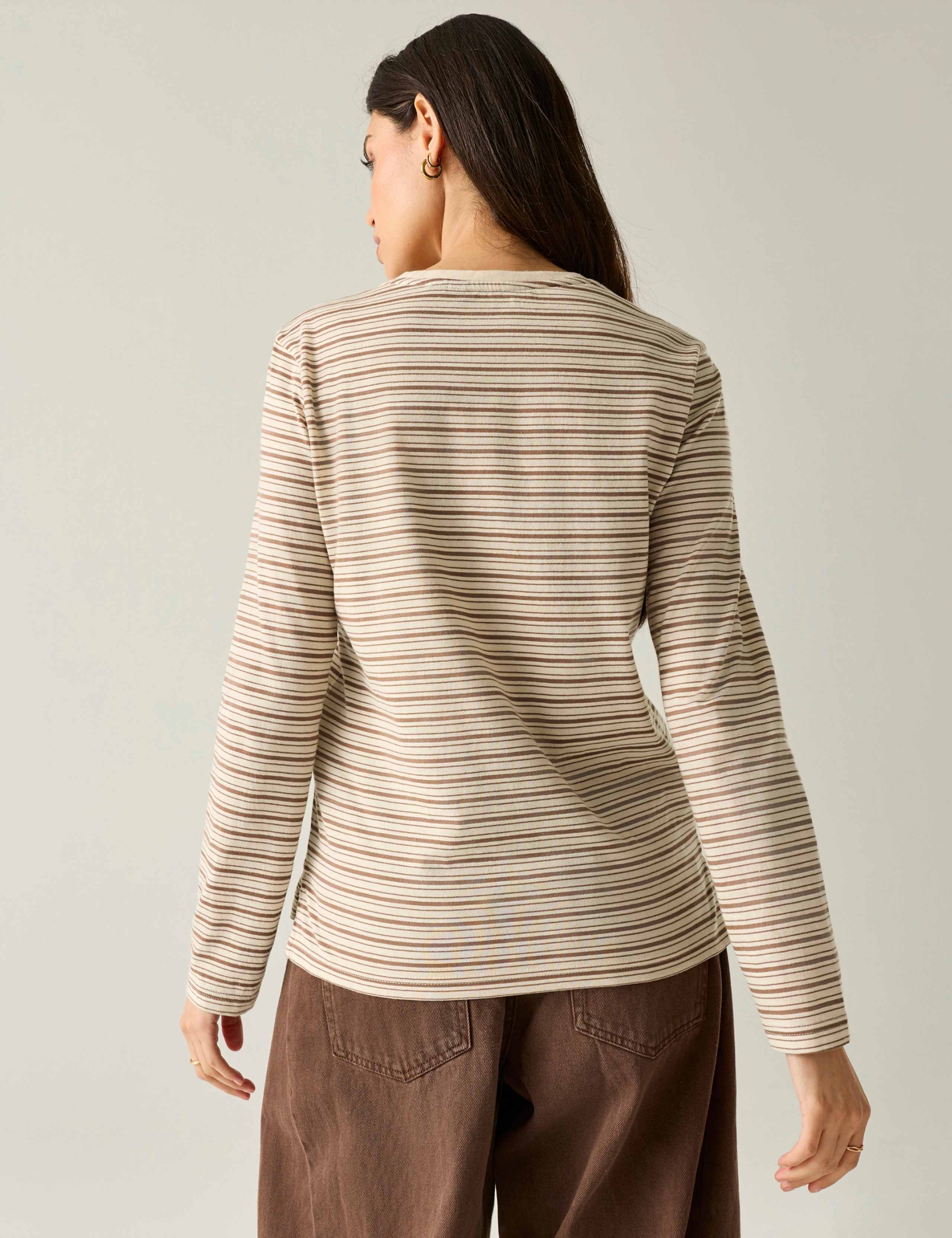 Federica Jersey Striped Top 7 of 7