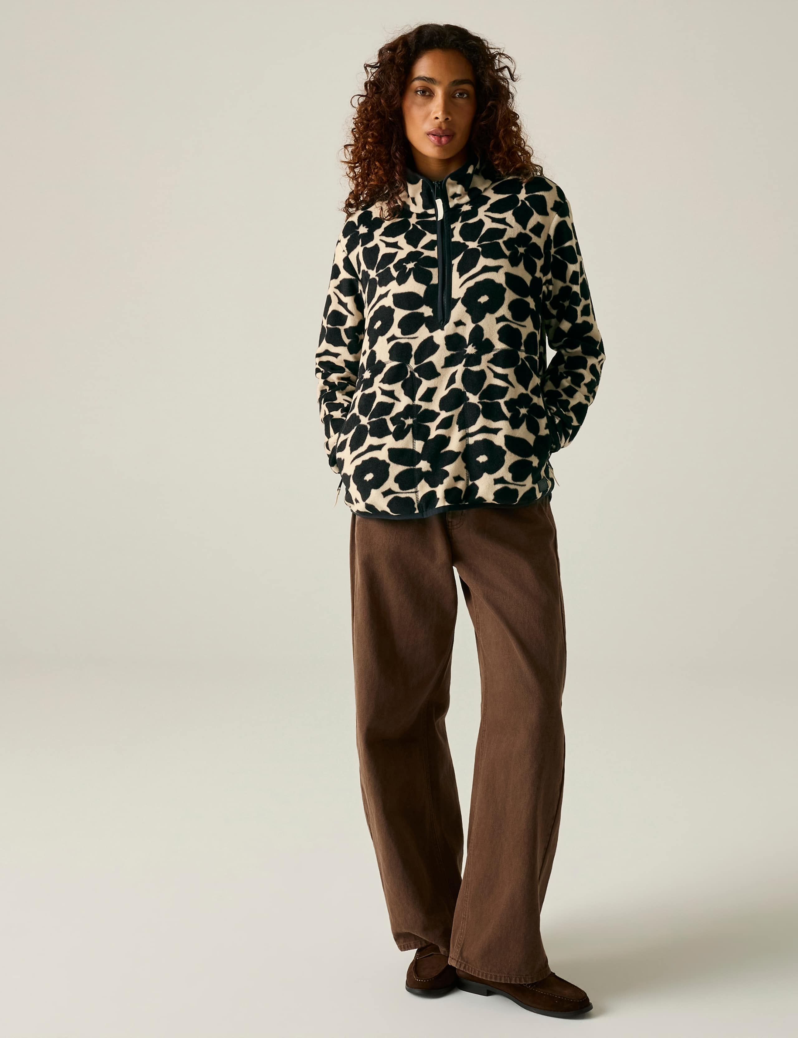 Frankie Floral Half Zip Sweatshirt 3 of 7