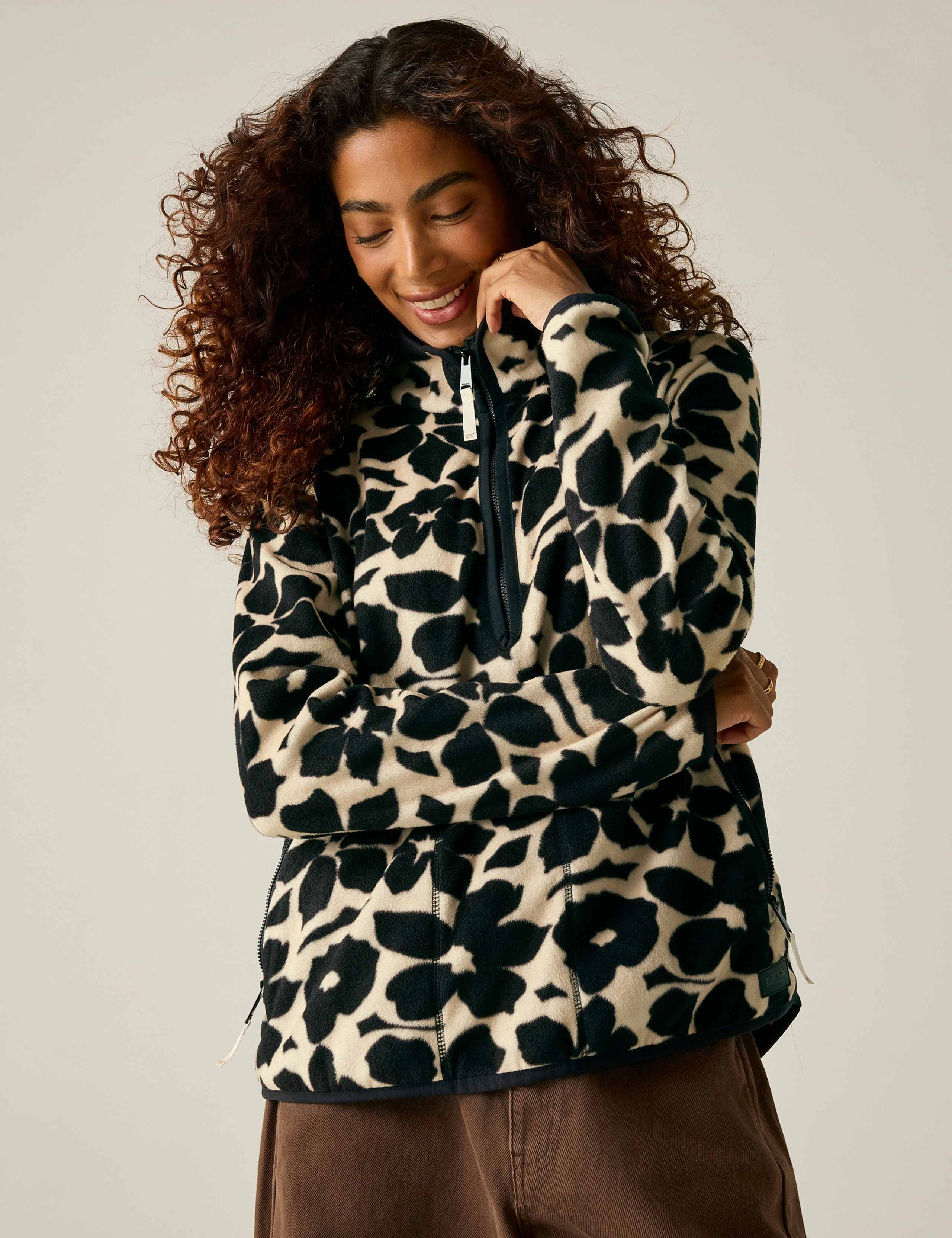 Frankie Floral Half Zip Sweatshirt 5 of 7