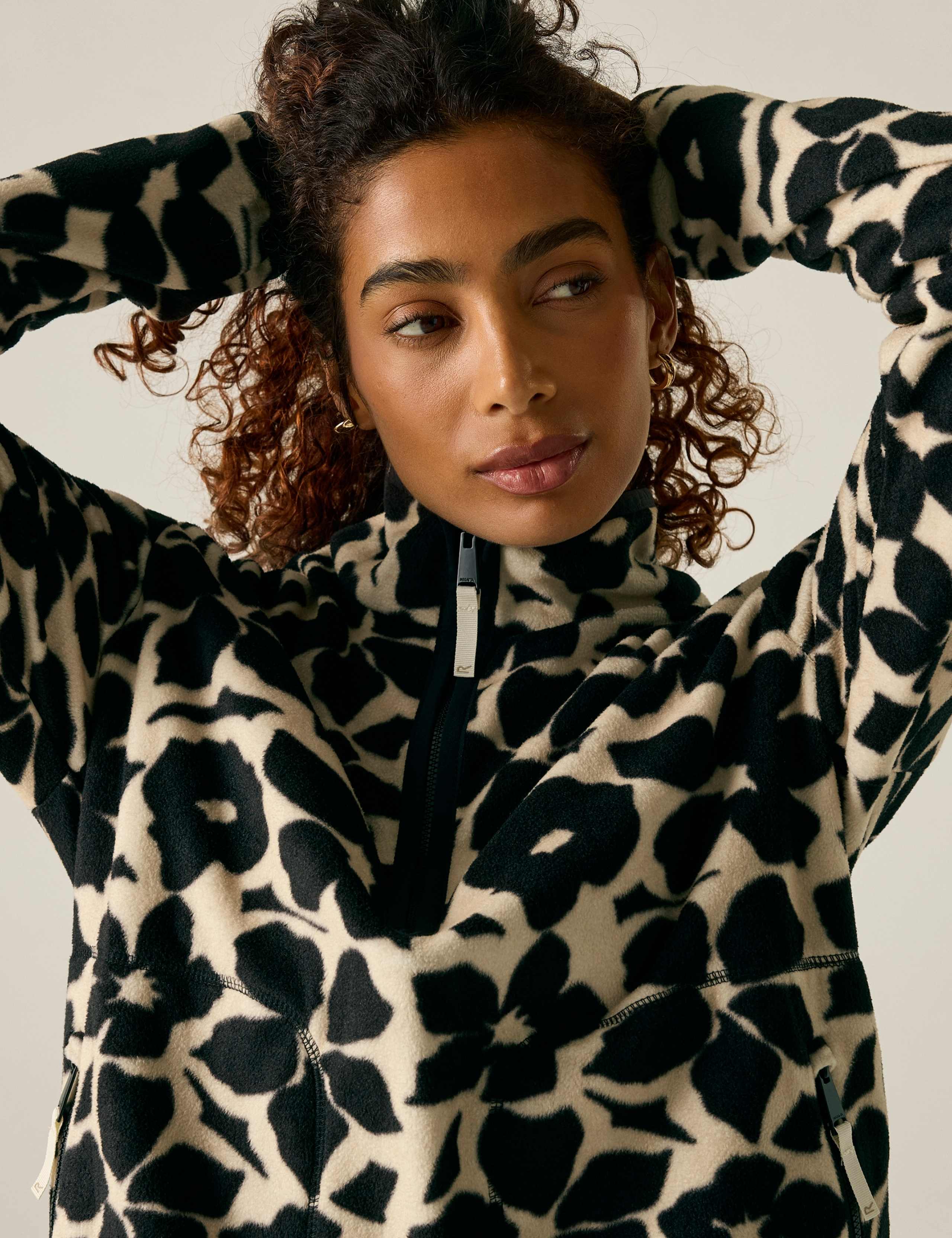 Frankie Floral Half Zip Sweatshirt 6 of 7