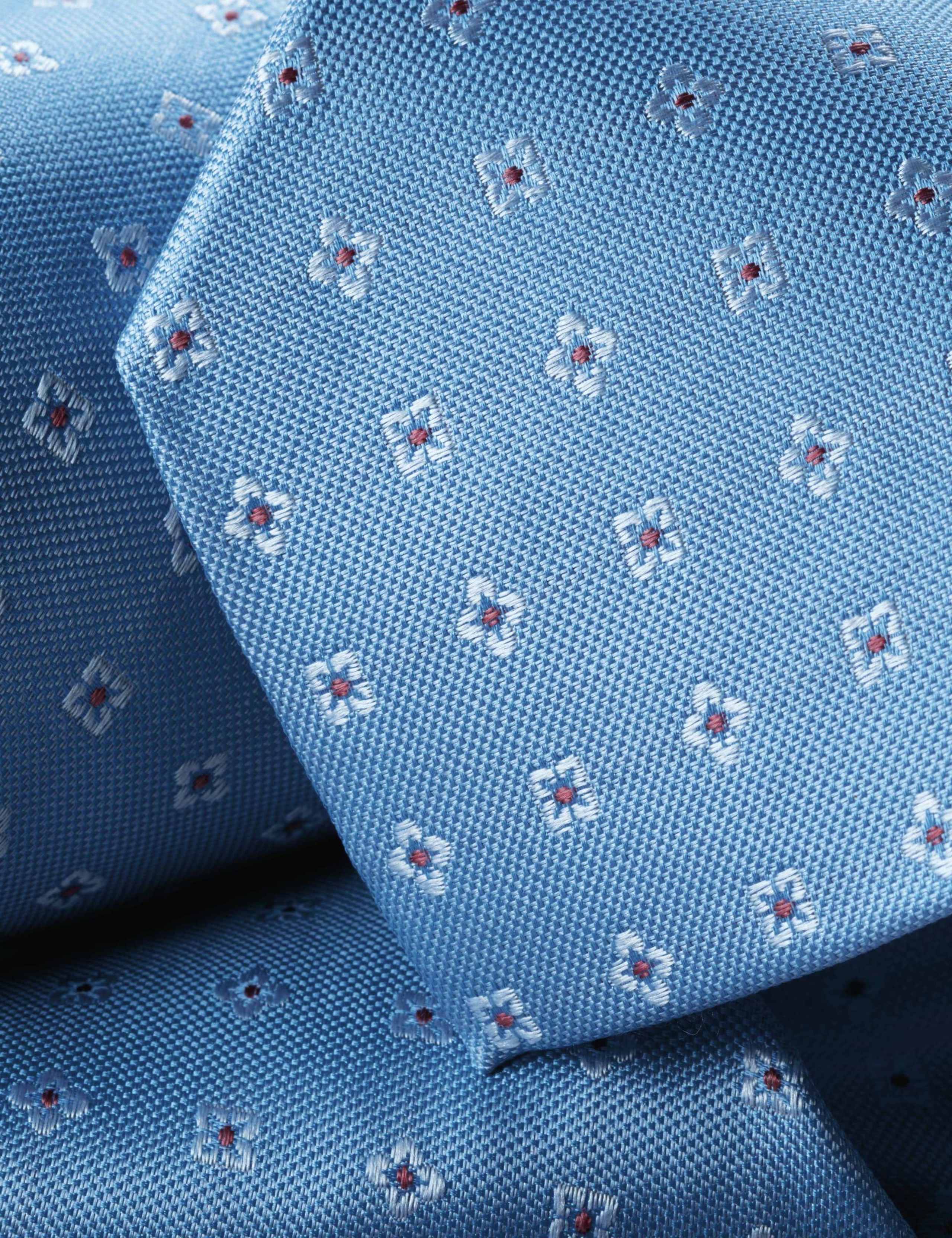 Geometric Pure Silk Tie 2 of 2