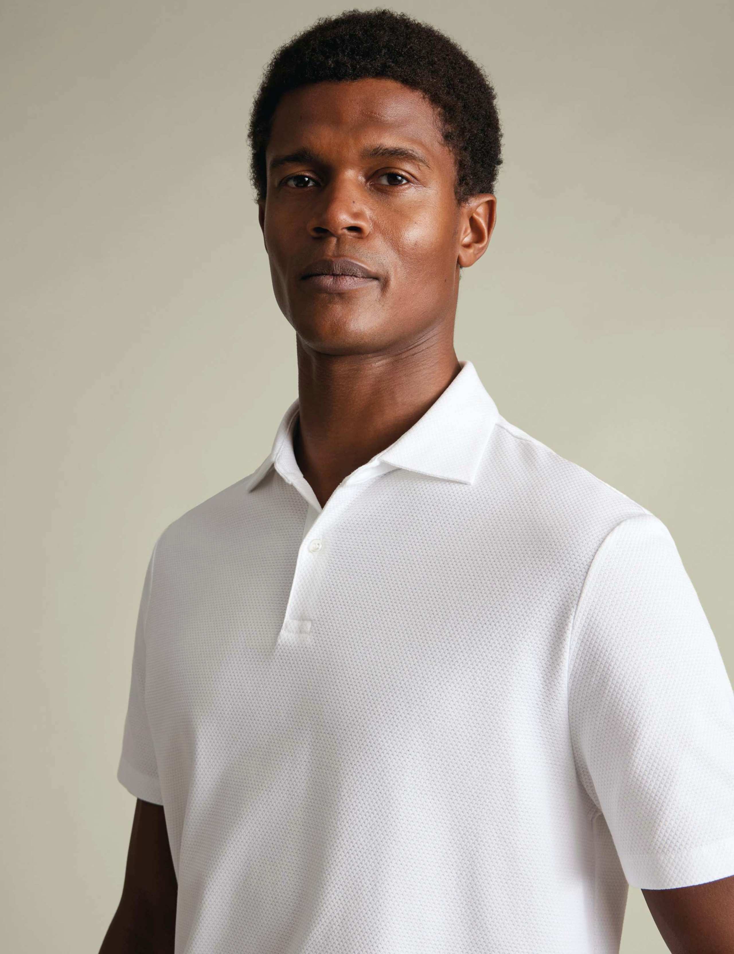 Pure Cotton Popcorn Textured Polo 2 of 6