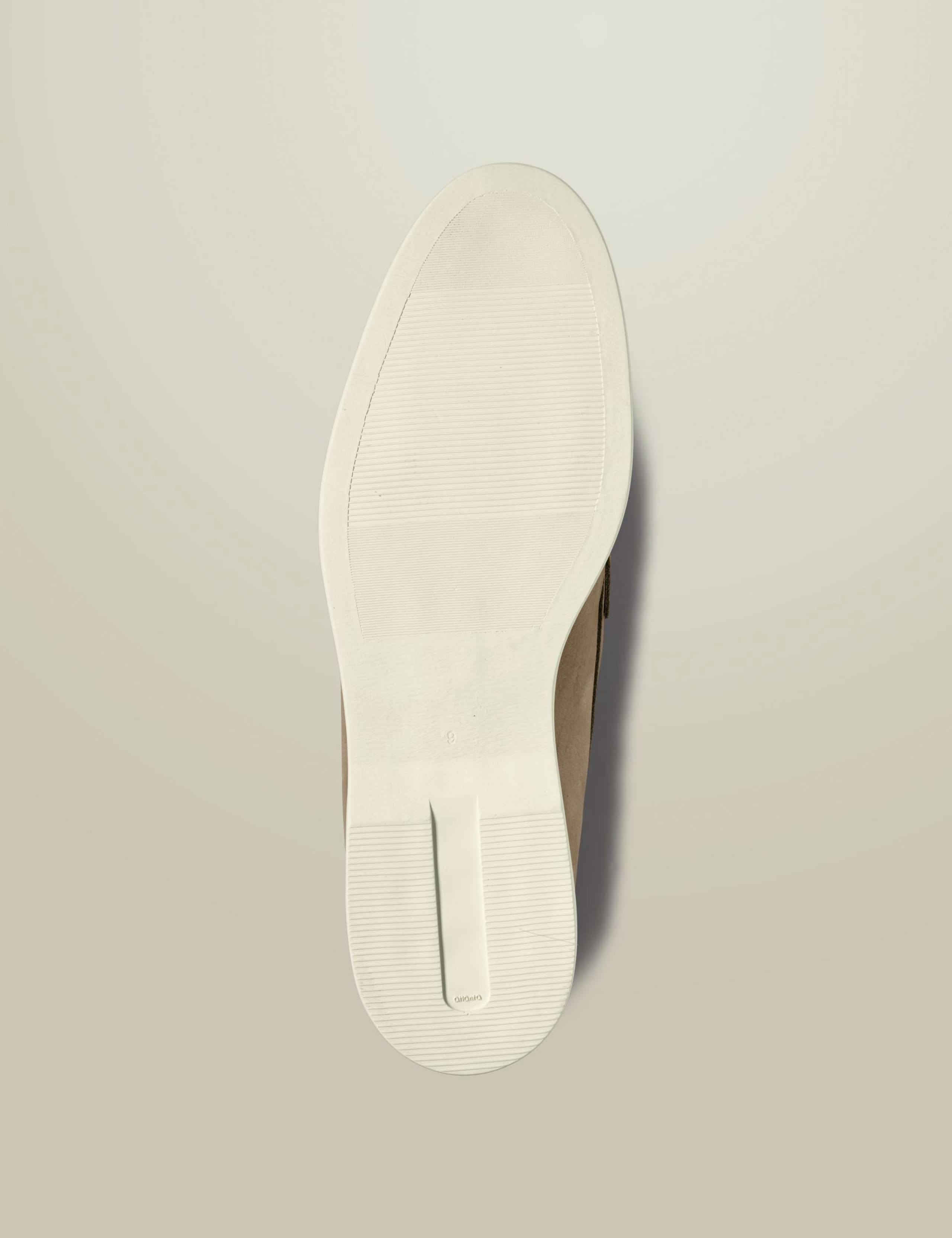Nubuck Leather Slip-On Loafers 4 of 4