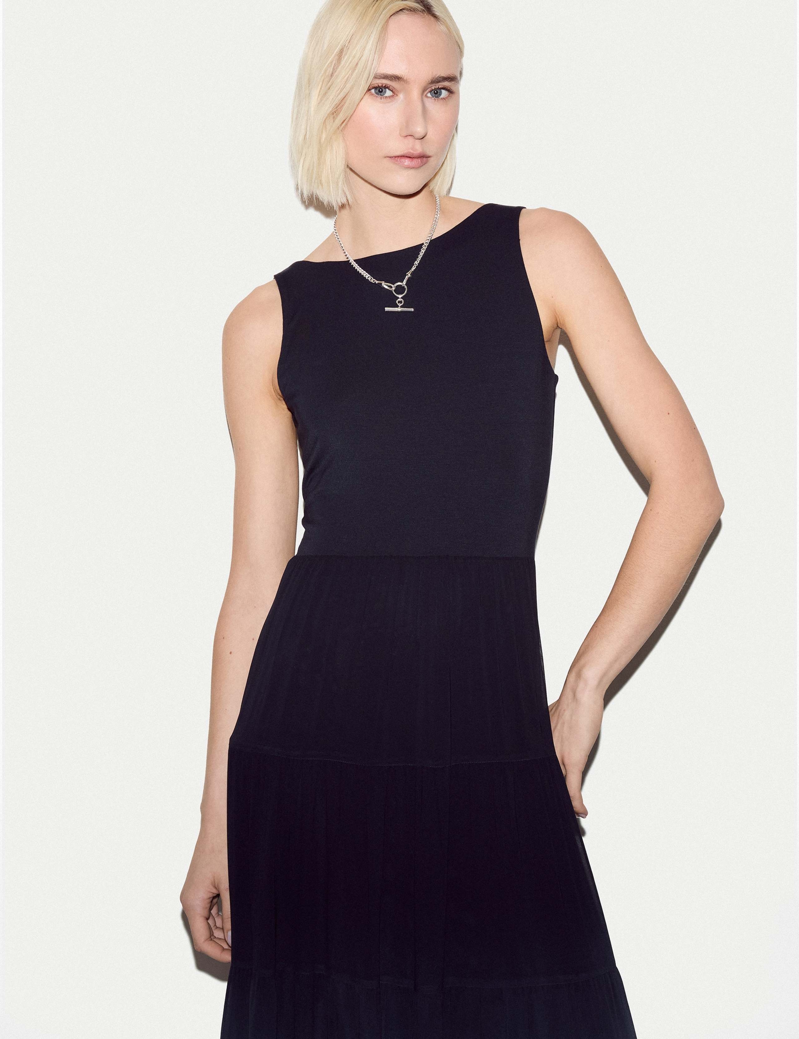 Modal Blend Ombre Midaxi Tiered Dress 4 of 6