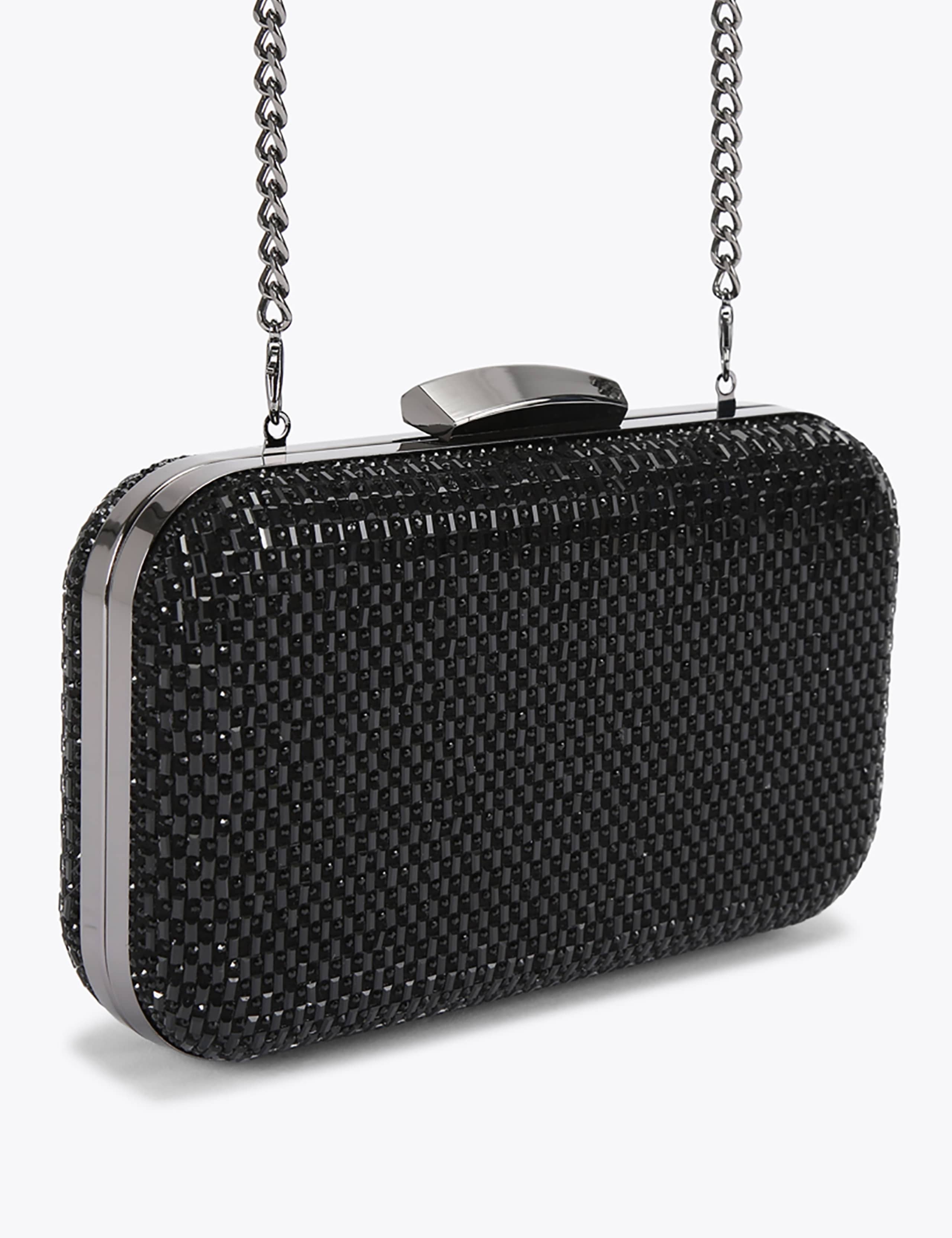 Embellished Chain Strap Clutch Bag 5 of 5