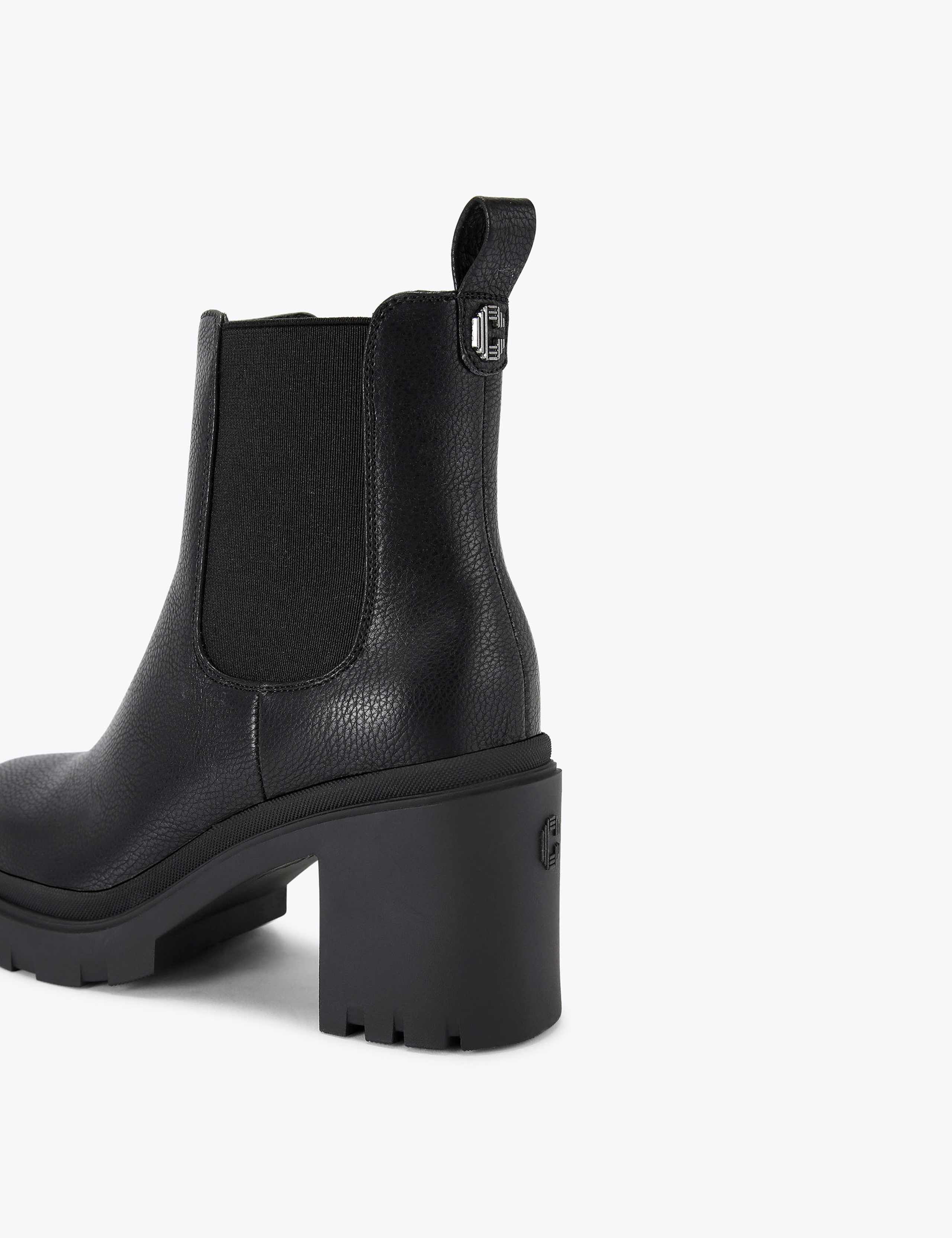 Leather Block Heel Ankle Boots 5 of 5
