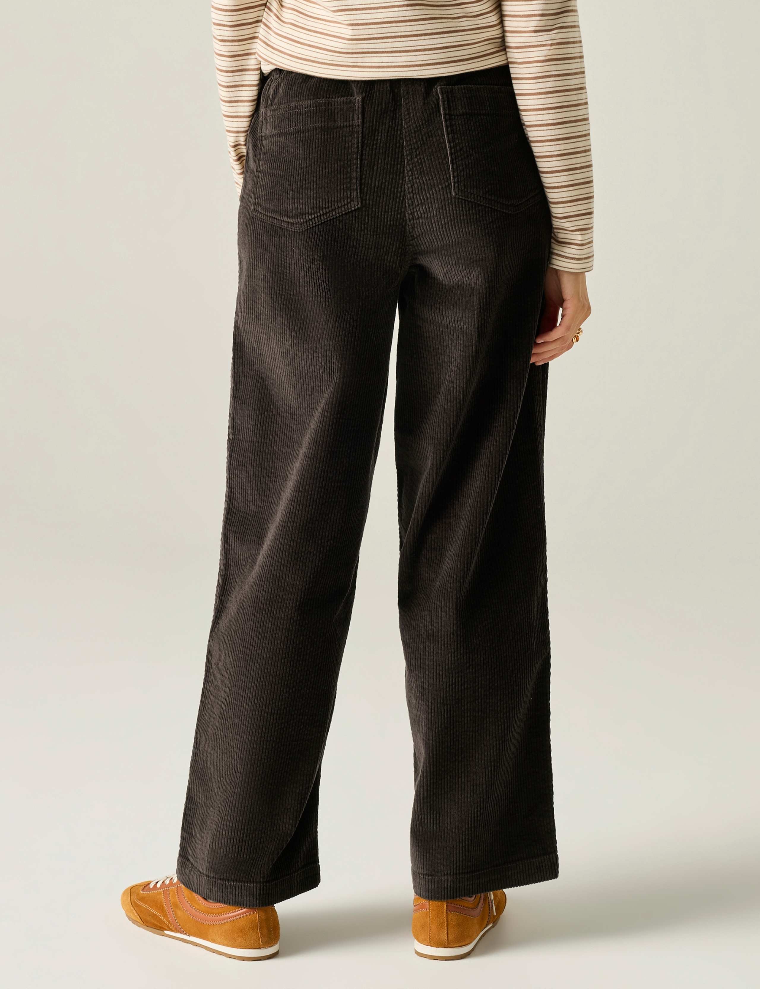 Cotton Rich Cord Wide Leg Trousers 4 of 7