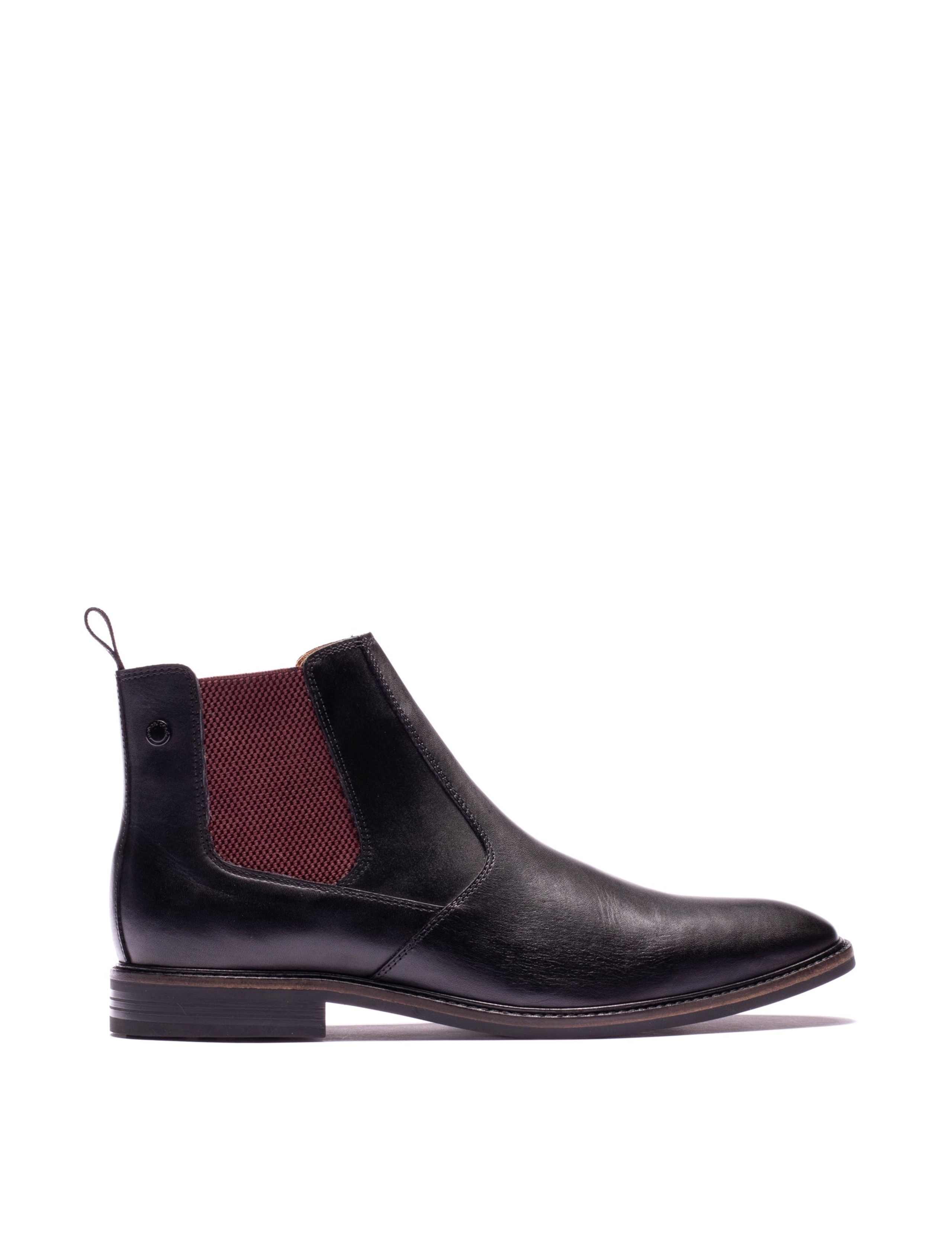 Leather Pull-on Chelsea Boots 1 of 5