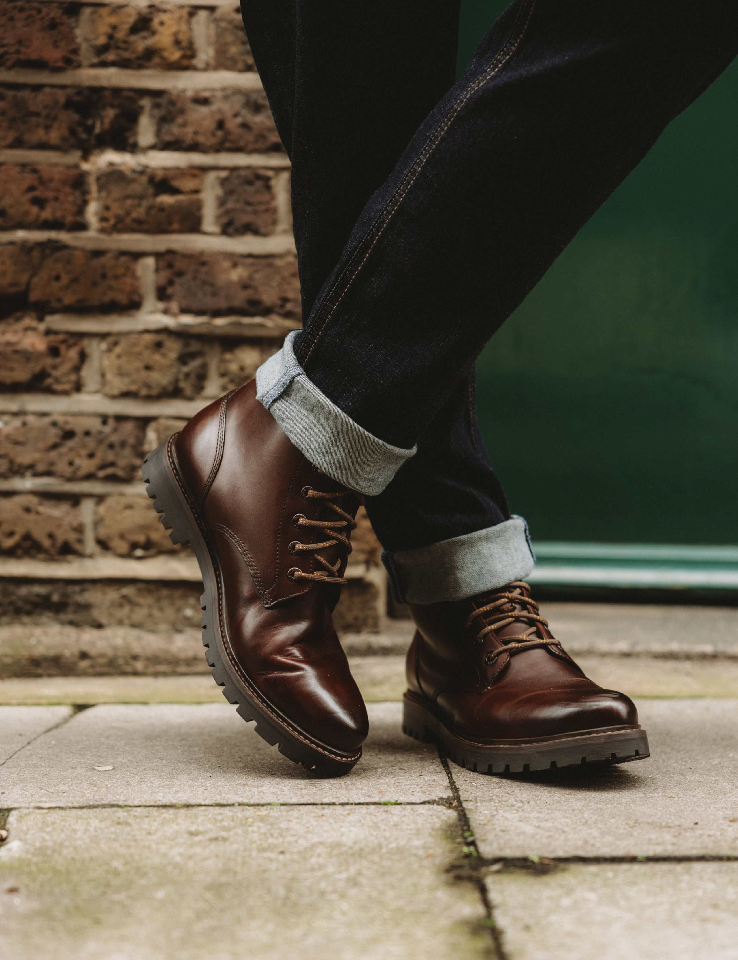 Leather Casual Boots 2 of 6