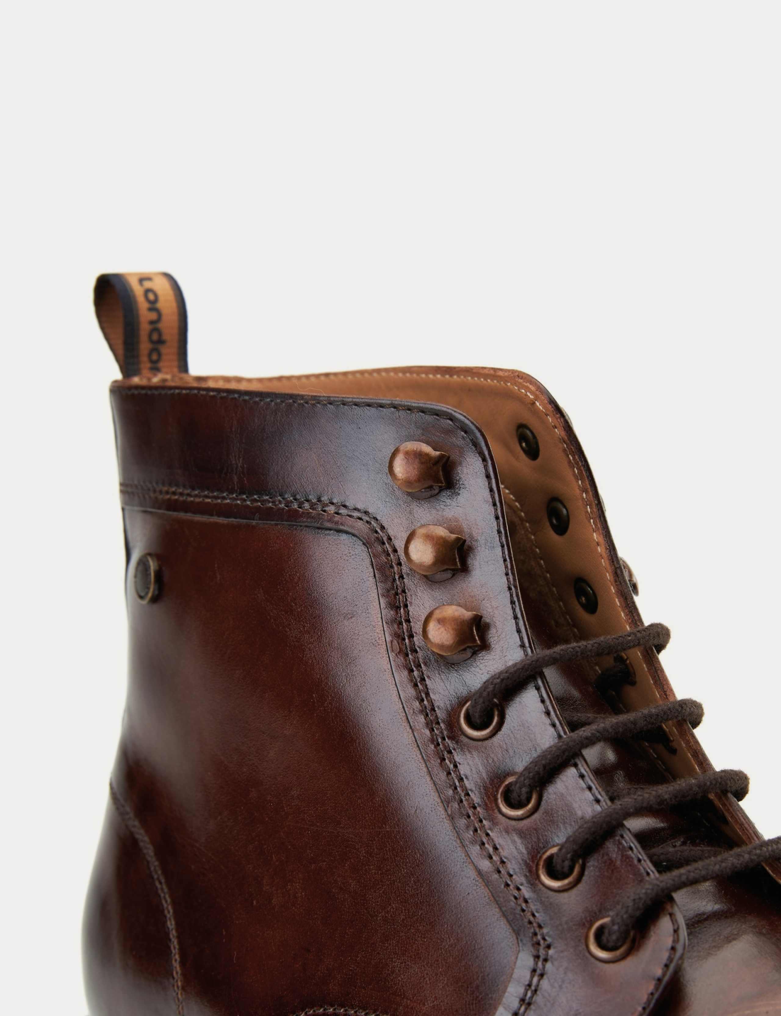 Leather Toe Cap Casual Boots 7 of 8