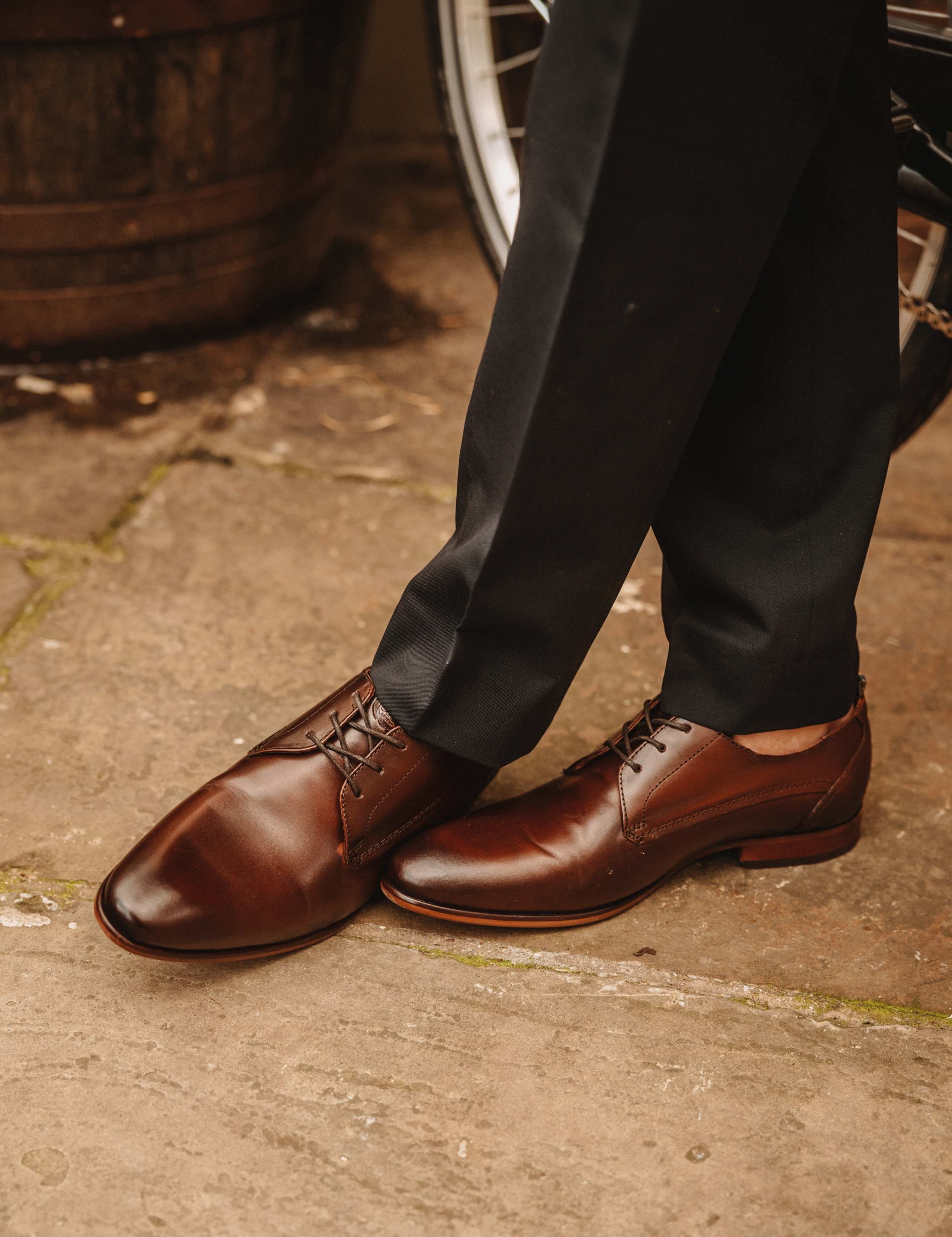 Leather Derby Shoes 2 of 6