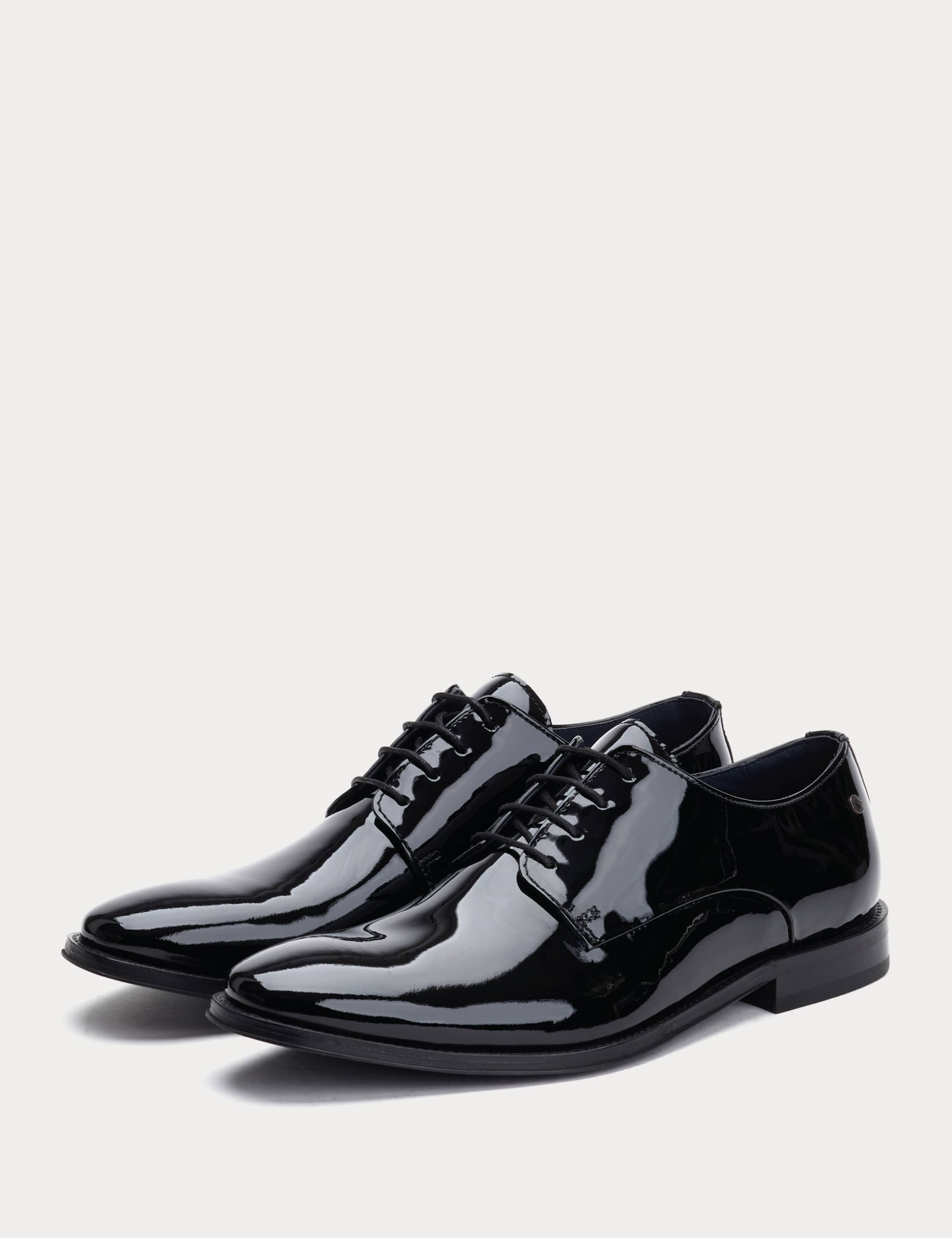Leather Patent Derby Shoes 4 of 6