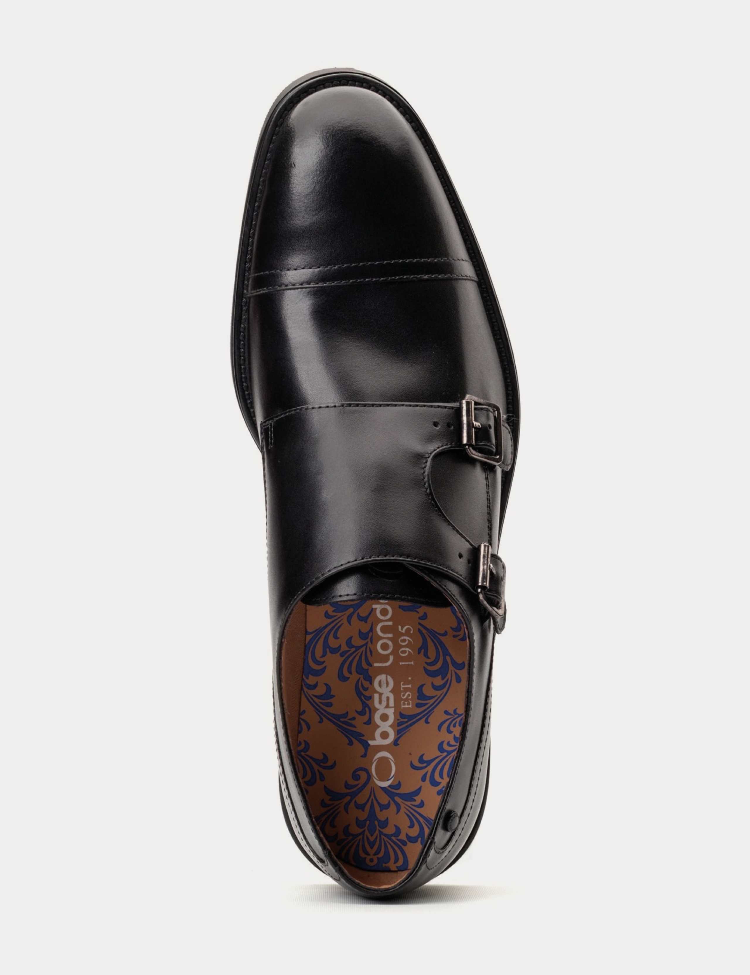 Leather Double Monk Strap Shoes 2 of 6