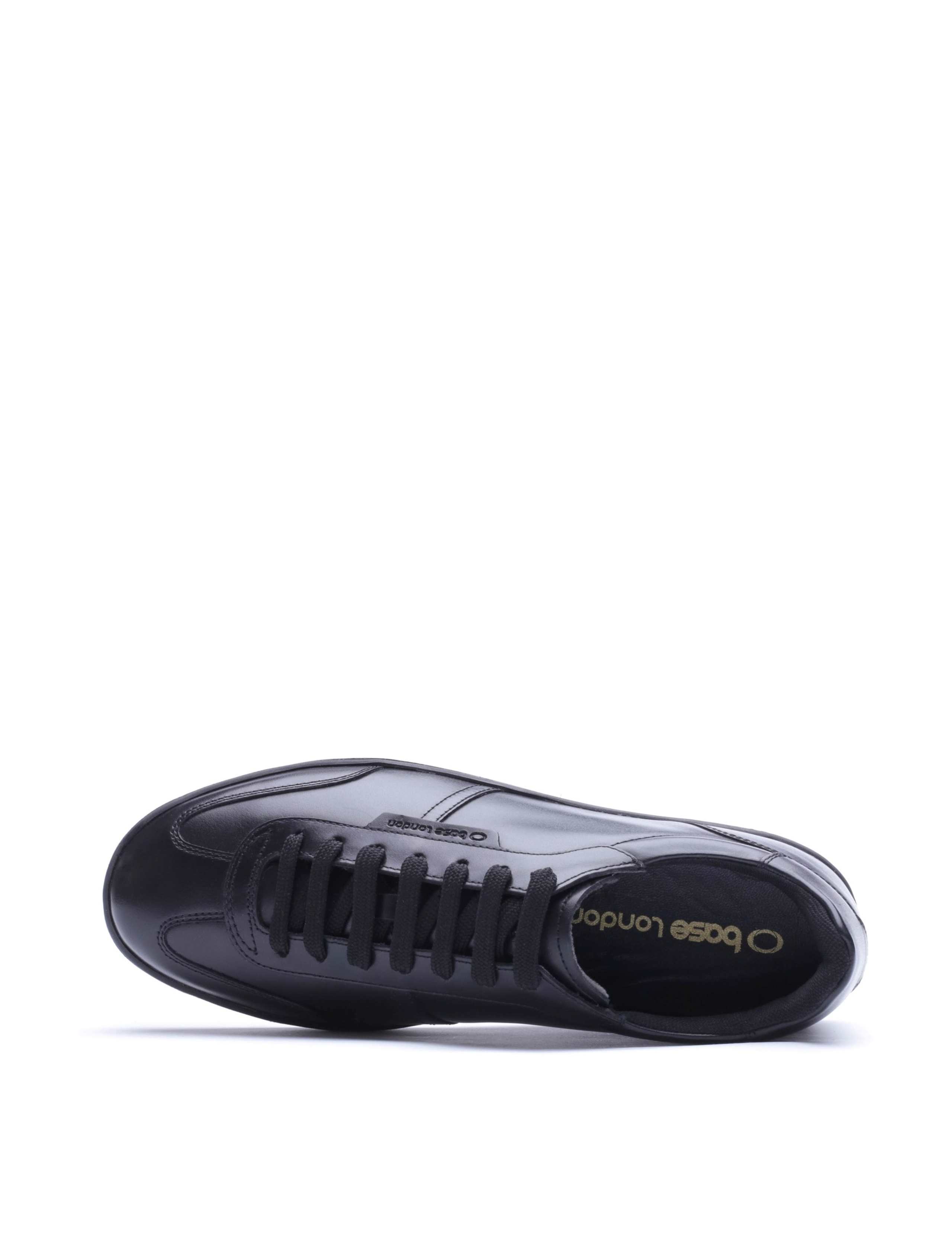 Leather Lace Up Trainers 4 of 5