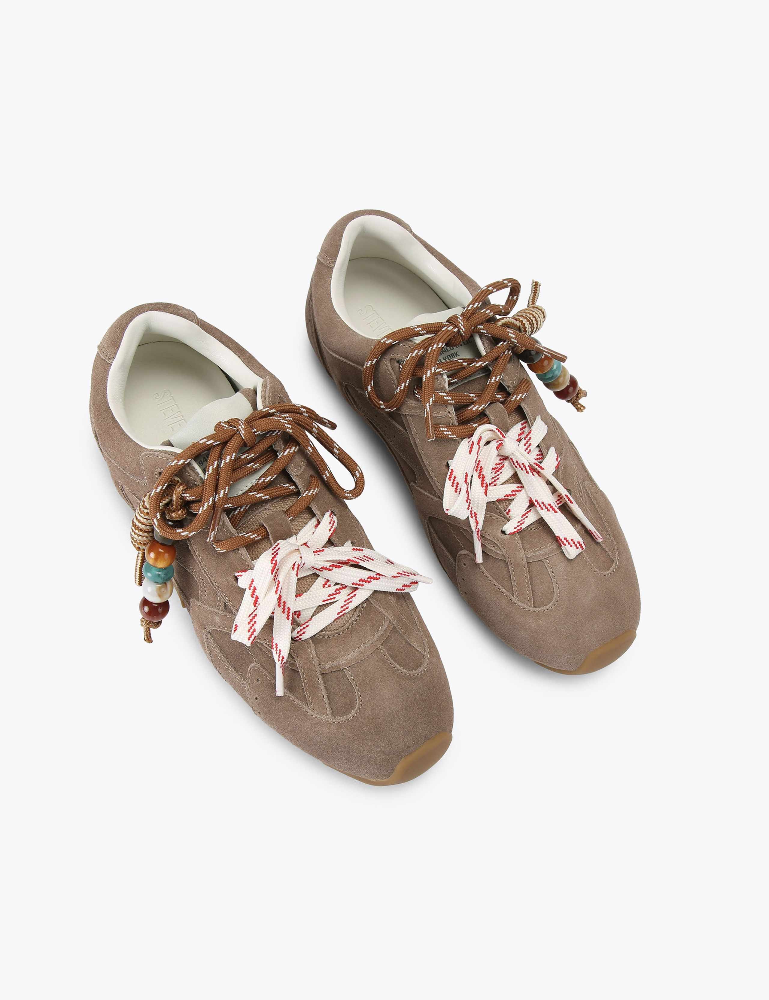 Aziel Suede Double Lace Charm Trainers 2 of 5