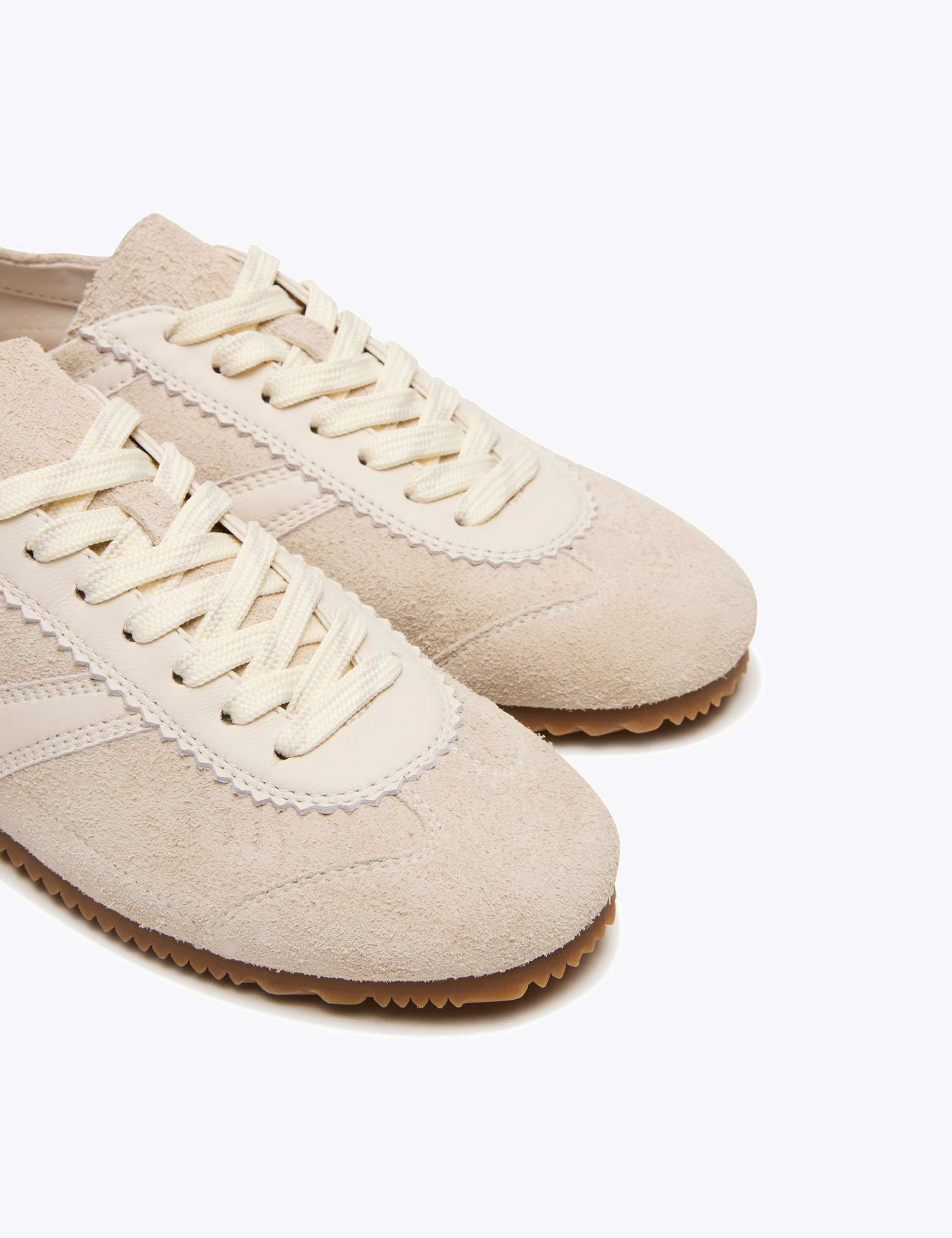 Jaye Suede Mixed Texture Trainers 5 of 5