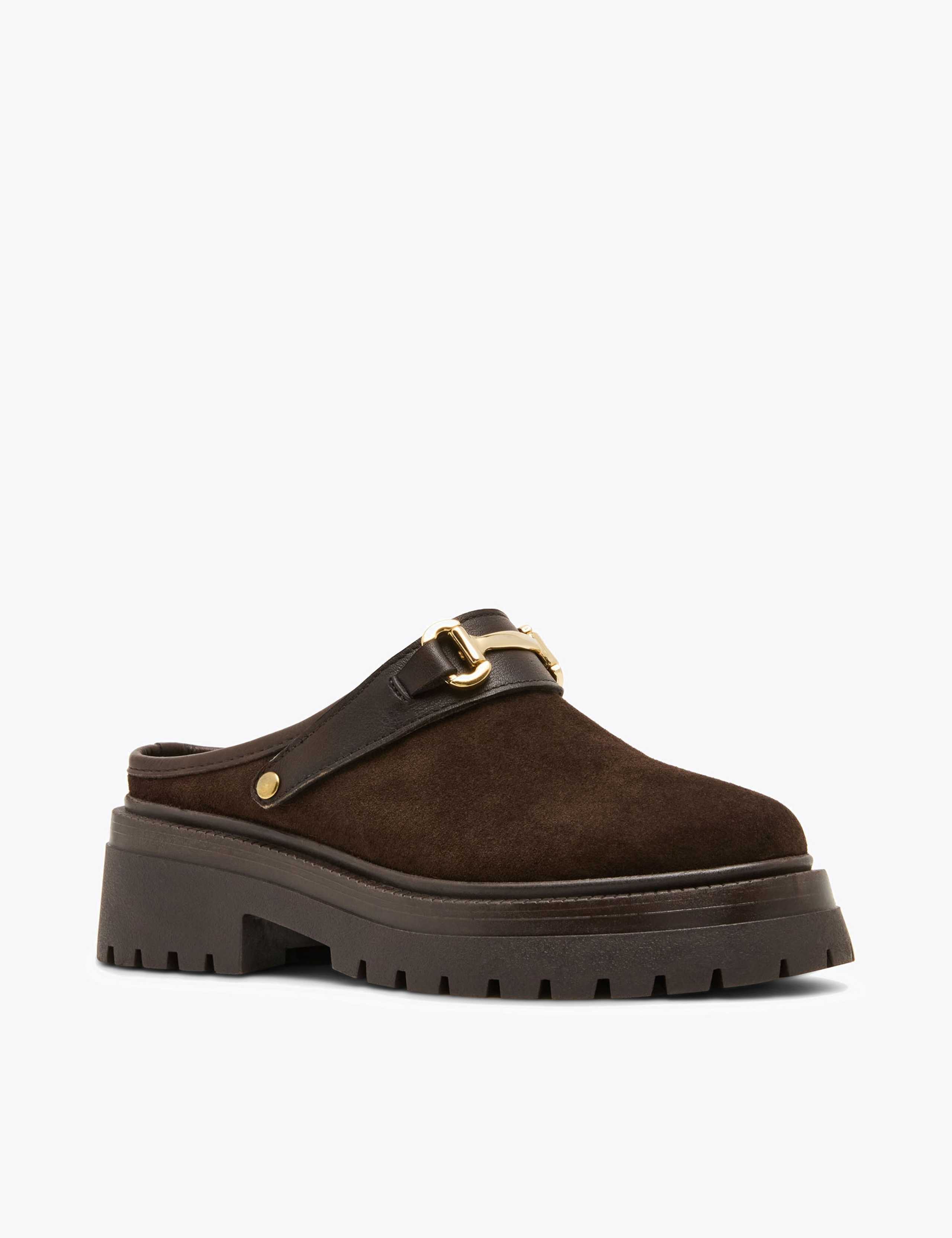 Erba Suede Horsebit Mules 3 of 5
