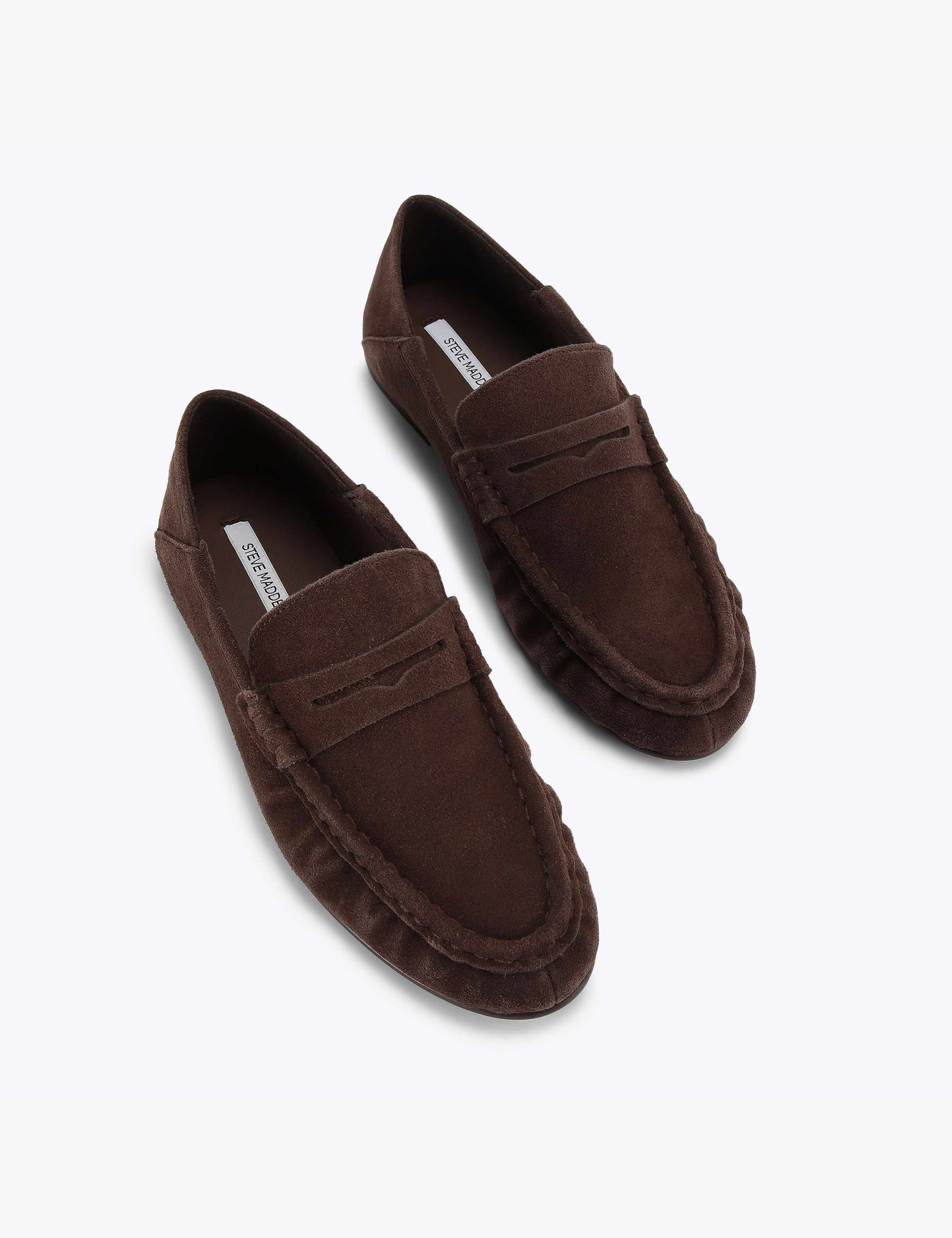 Suede Flat Convertible Moccasin Loafers 2 of 4