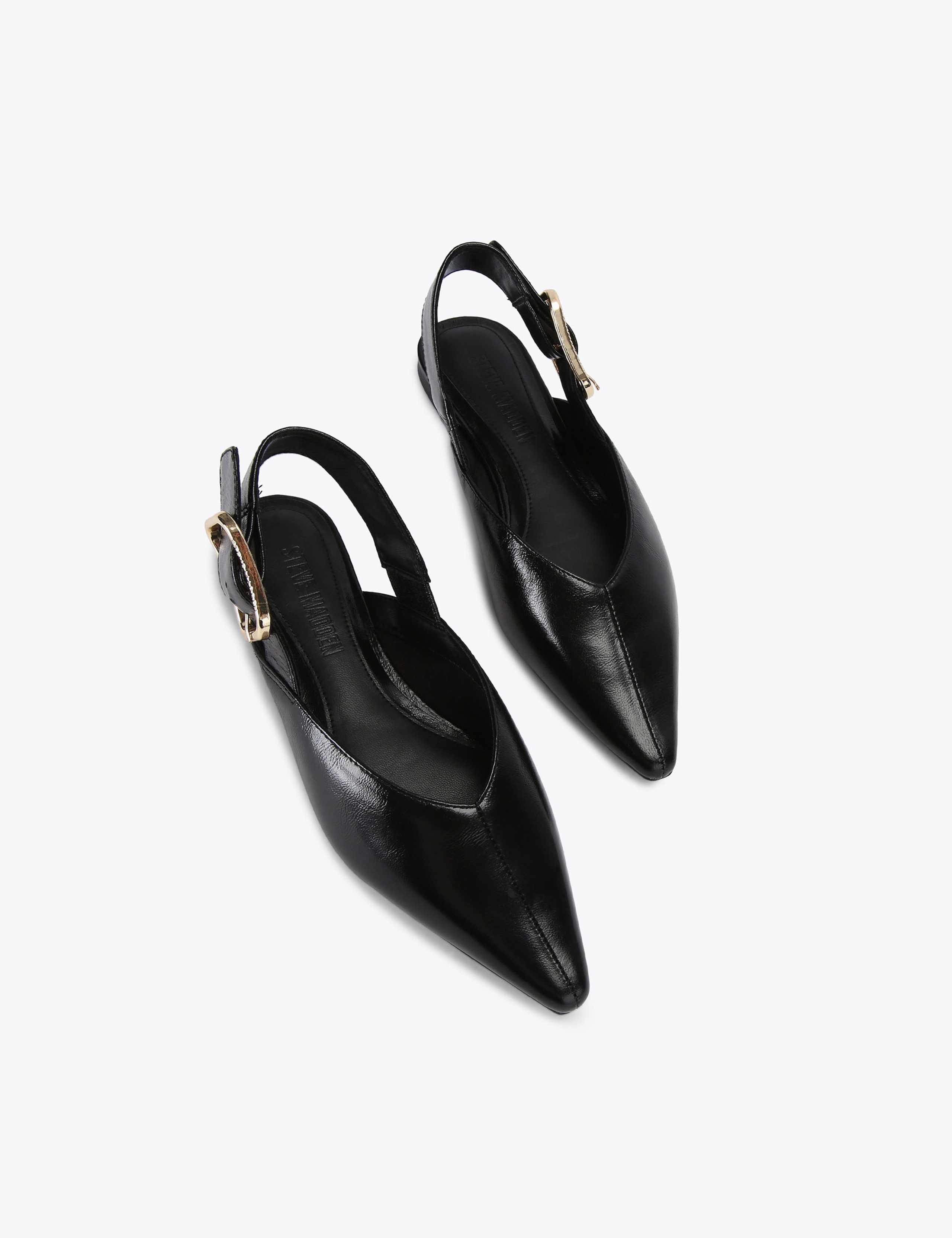 Shay Leather Slingback Pointed Toe Ballet Pumps 2 of 4
