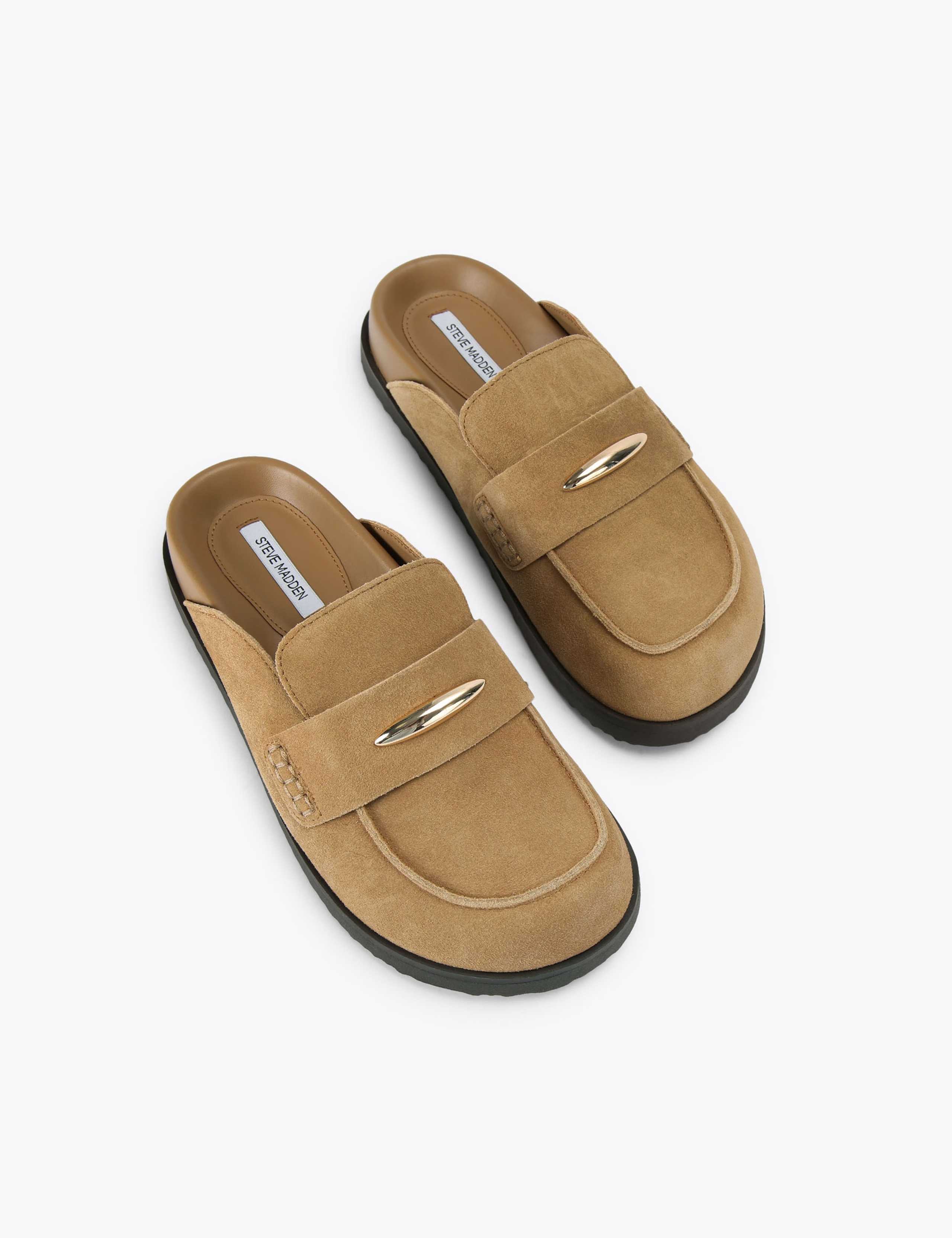 Tobin Suede Metallic Detail Mules 2 of 5