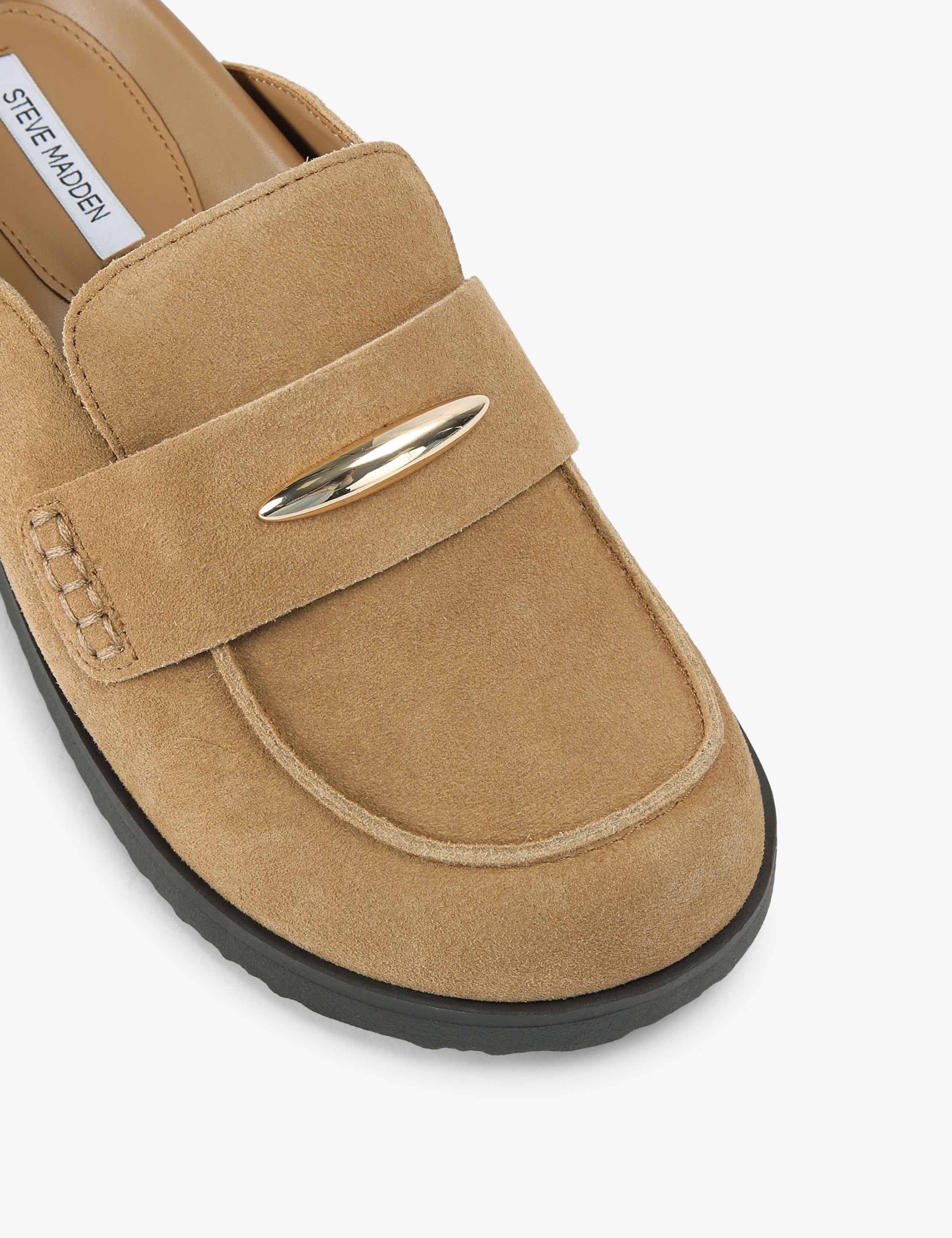 Tobin Suede Metallic Detail Mules 4 of 5