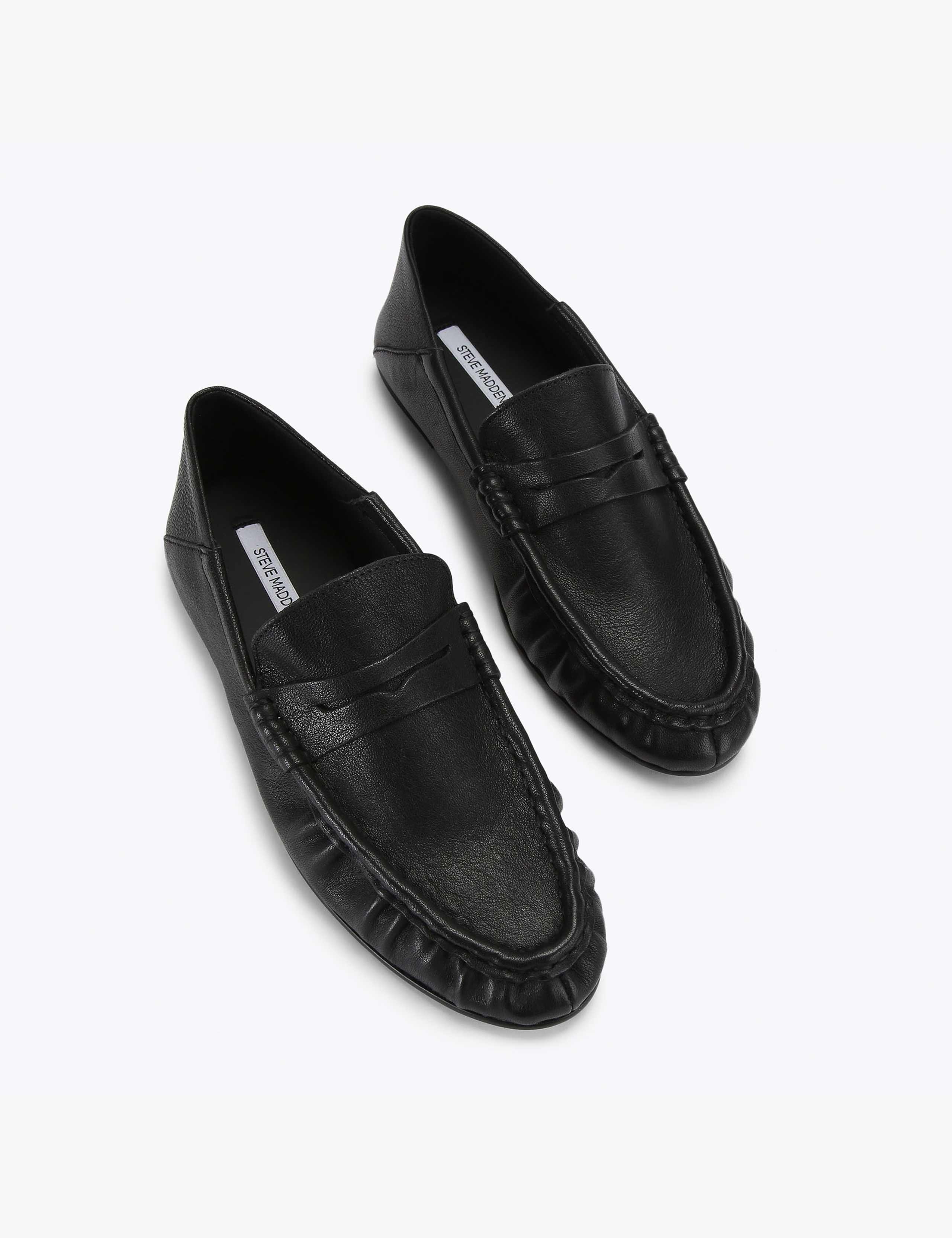 Leather Flat Convertible Moccasin Loafers 2 of 4