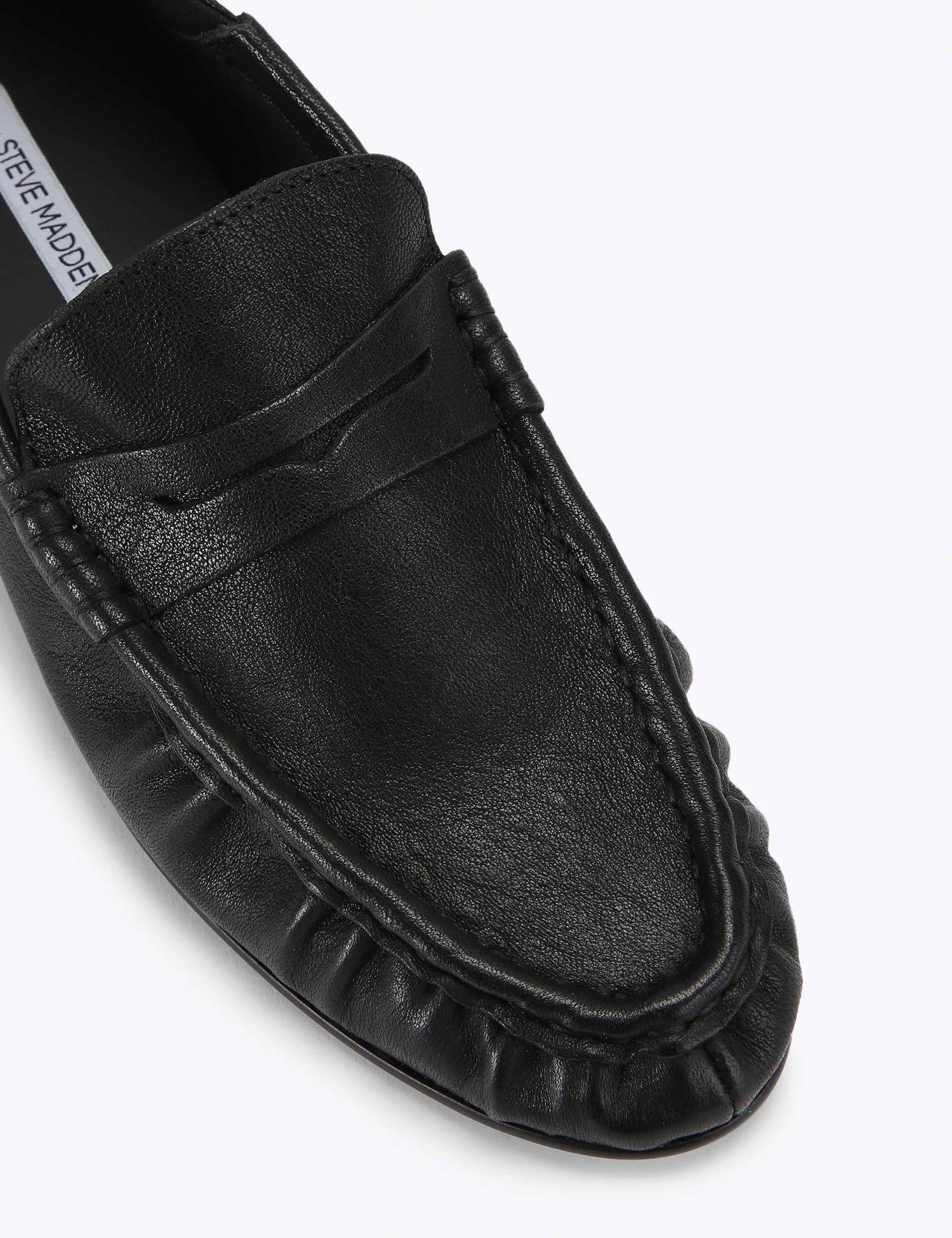 Leather Flat Convertible Moccasin Loafers 3 of 4