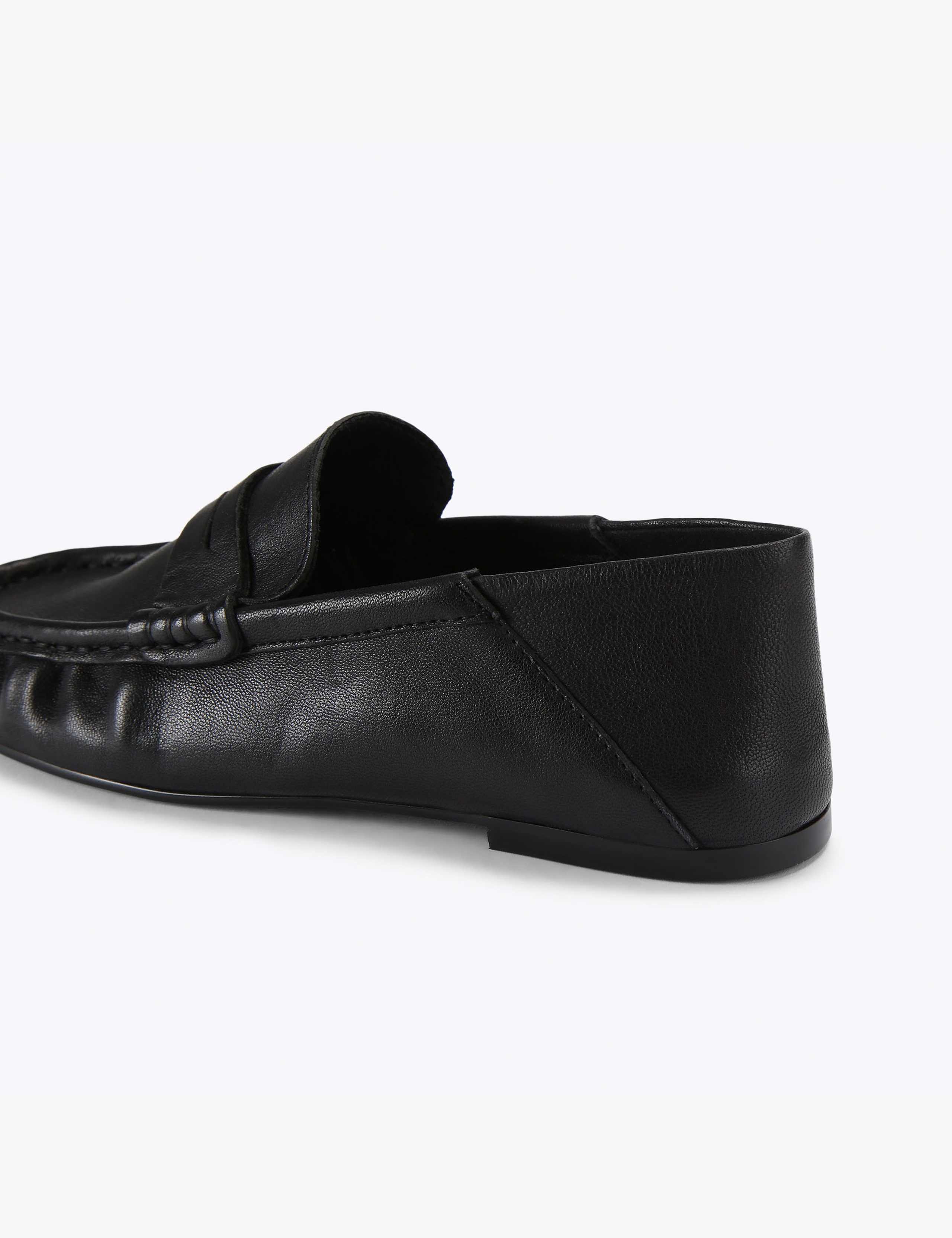 Leather Flat Convertible Moccasin Loafers 4 of 4