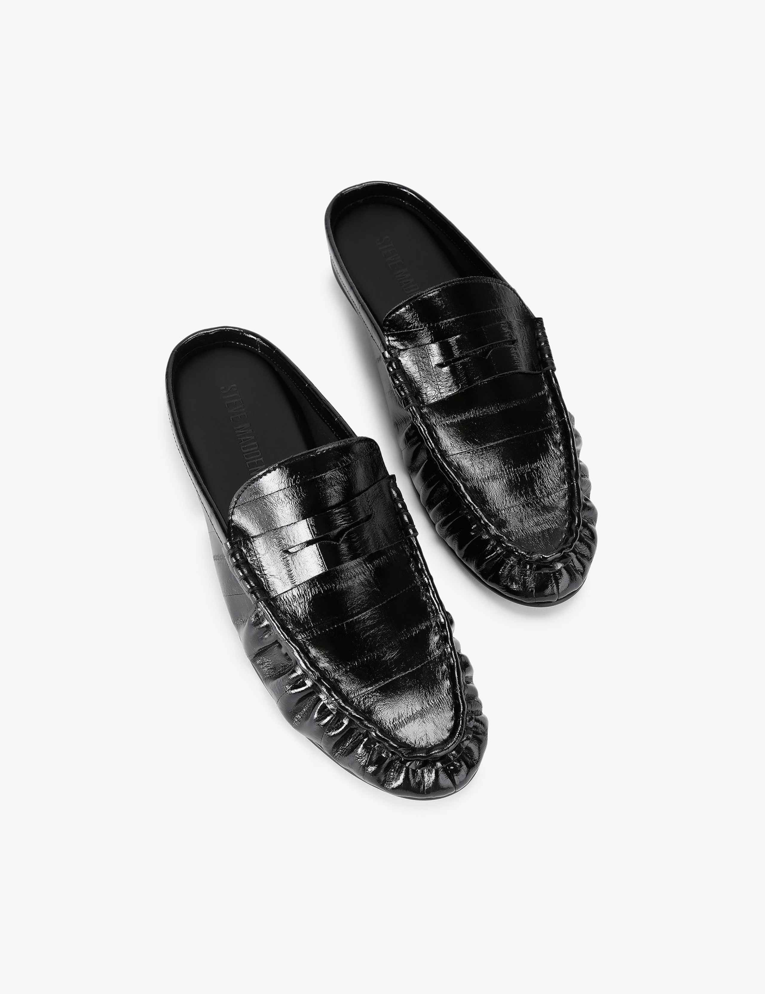 Rafe Ruched Penny Mule Loafers 2 of 5