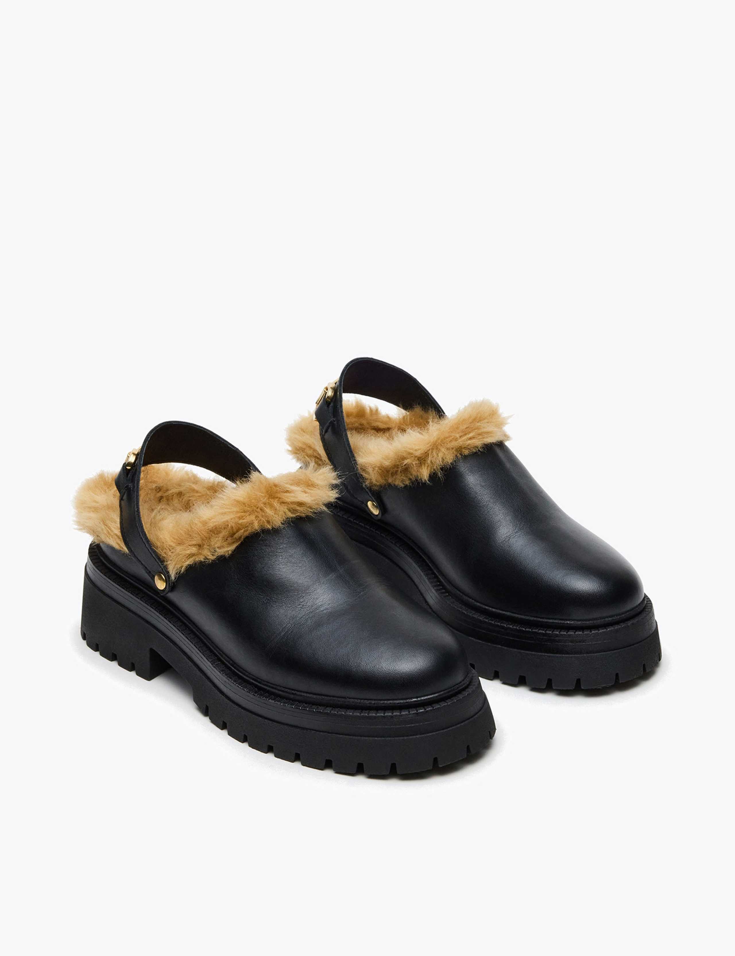 Erba Leather Horsebit Mules 2 of 5