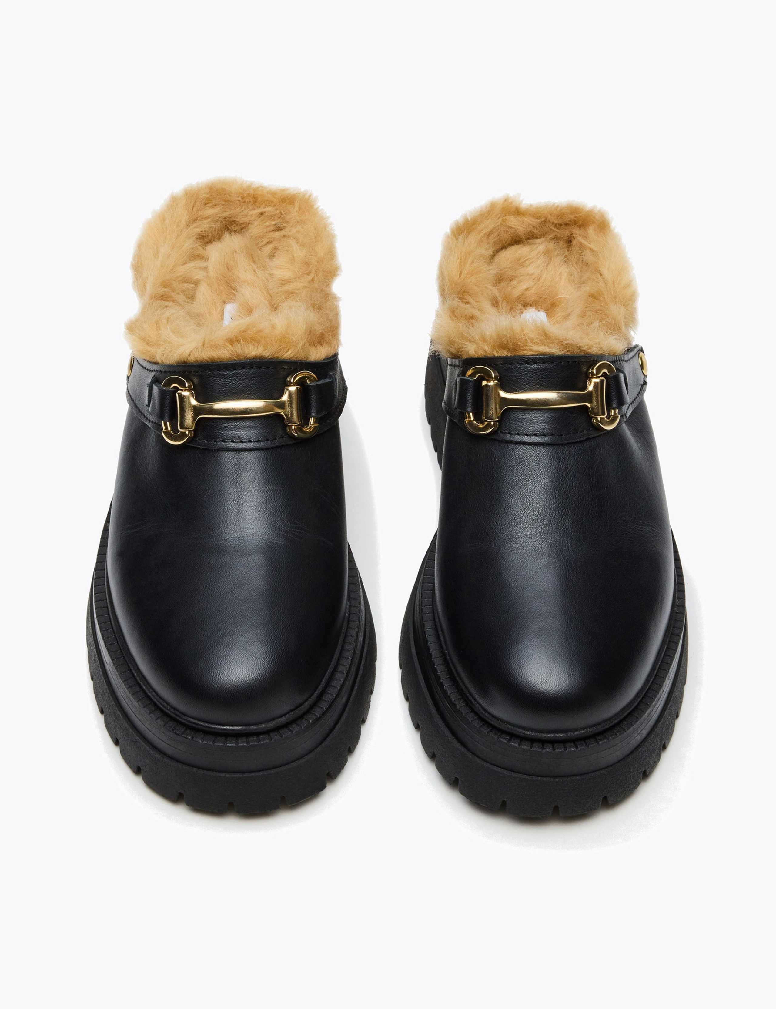 Erba Leather Horsebit Mules 4 of 5