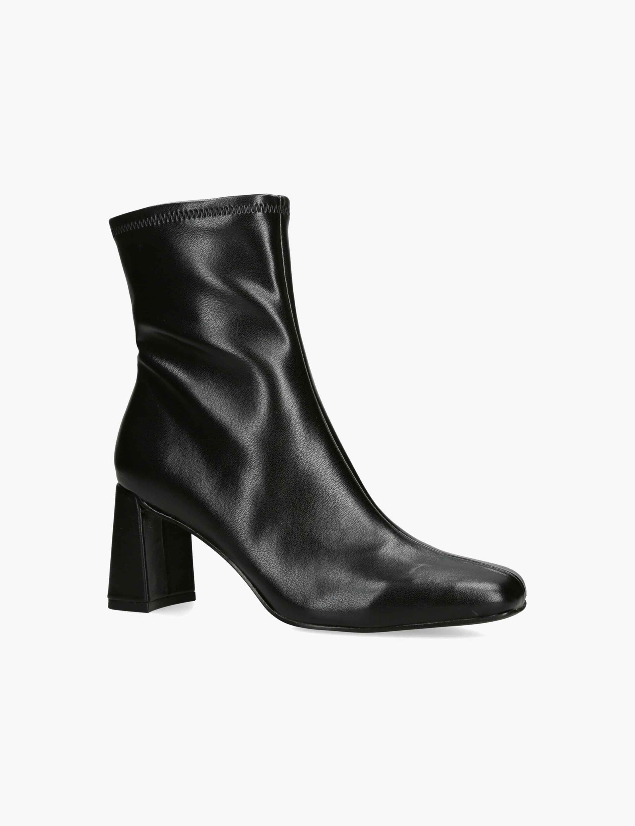 Hurst Leather Block Heel Ankle Boots 2 of 5