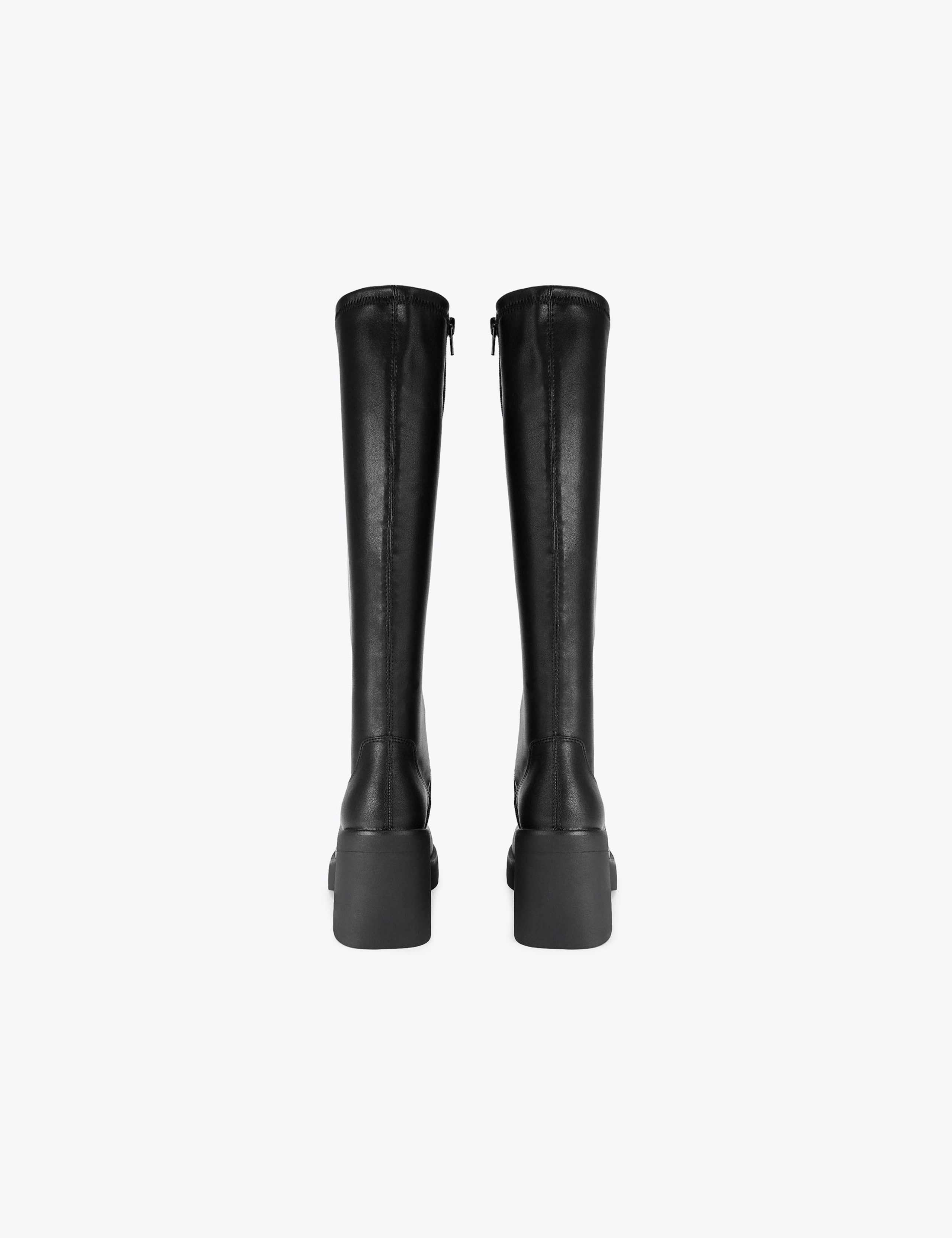 Berkleigh Leather Platform Knee High Boots 4 of 5